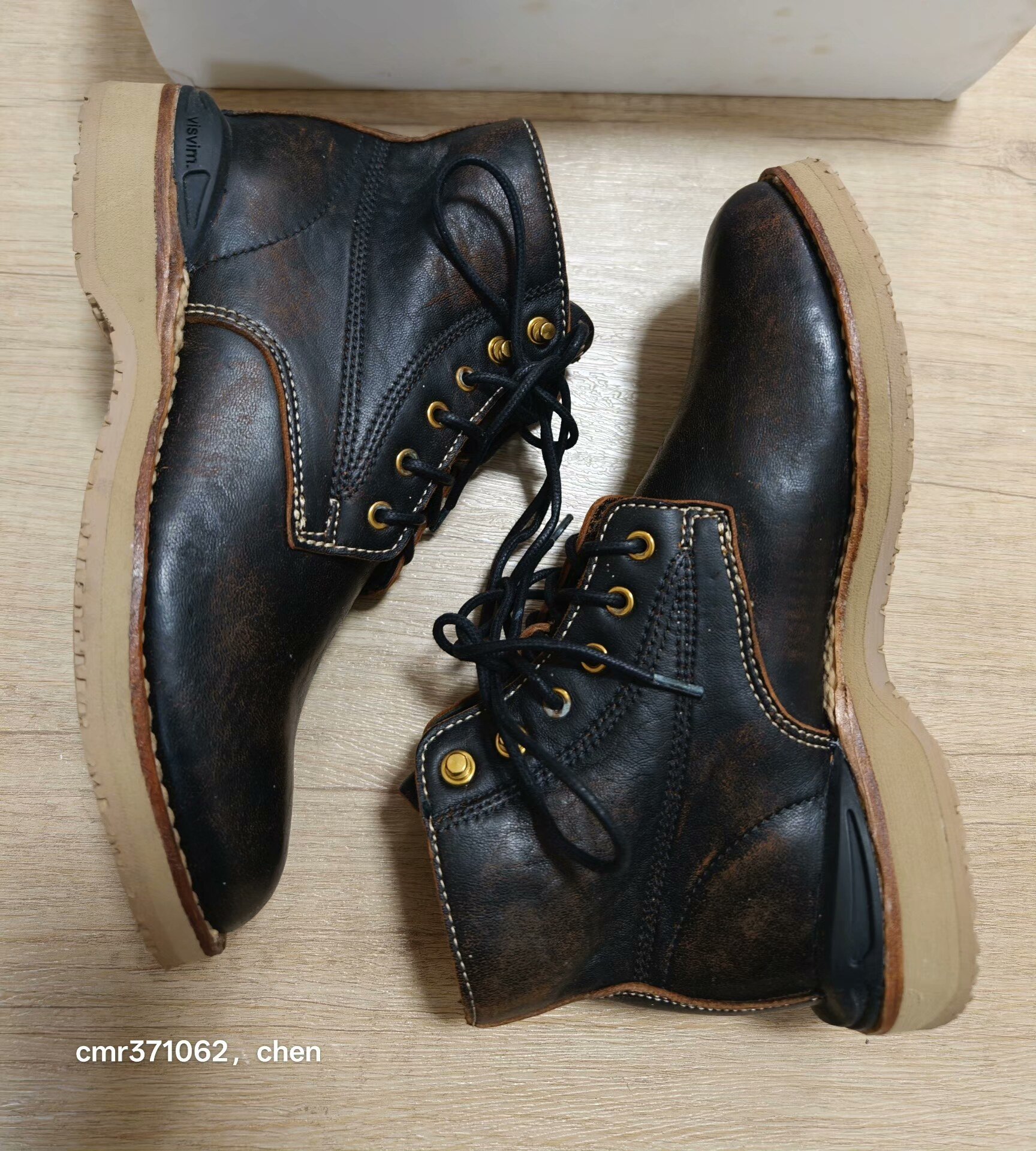 VISVIM 22AW VIRGIL BOOTS FOLK — label