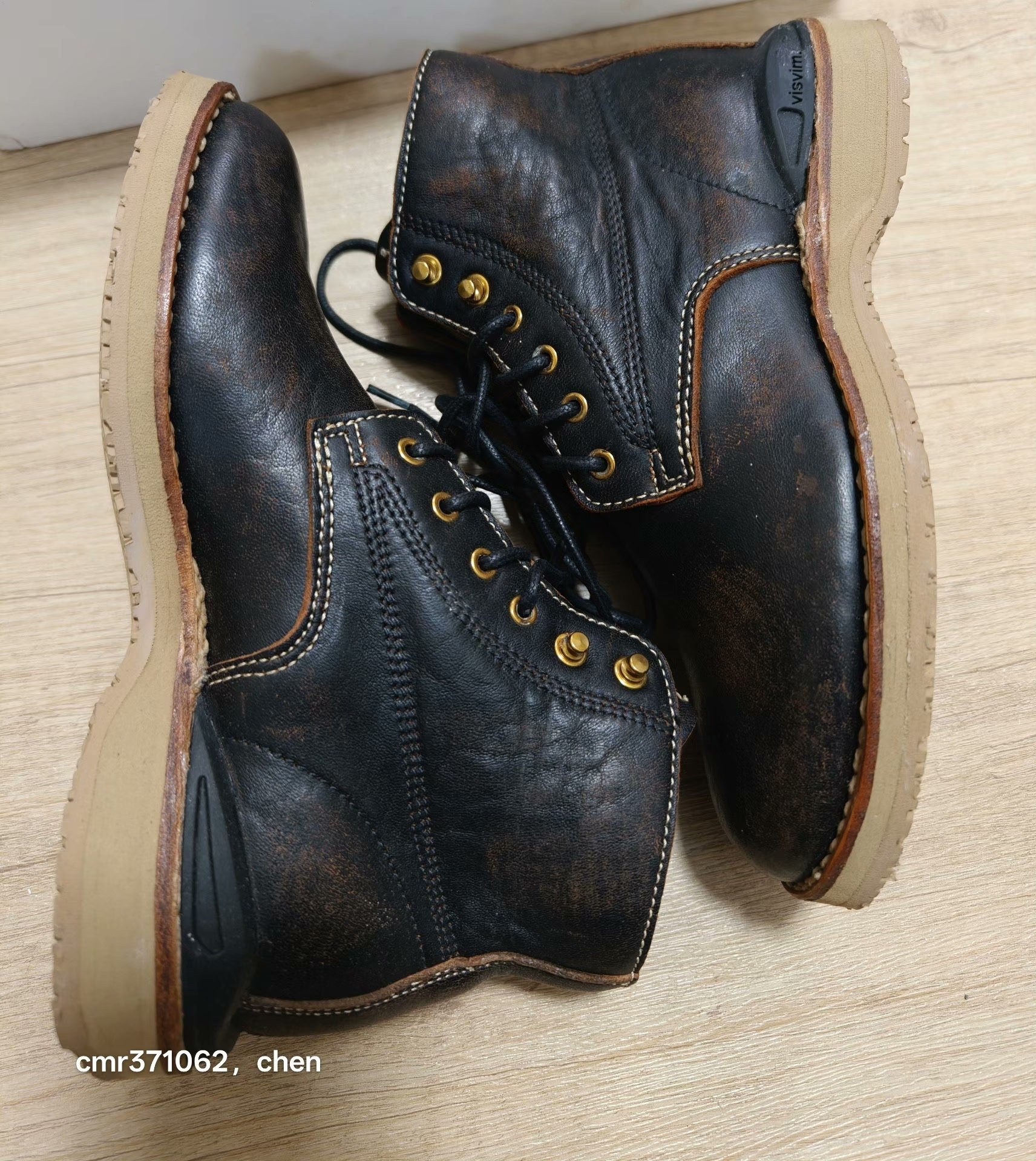 VISVIM 22AW VIRGIL BOOTS FOLK — back