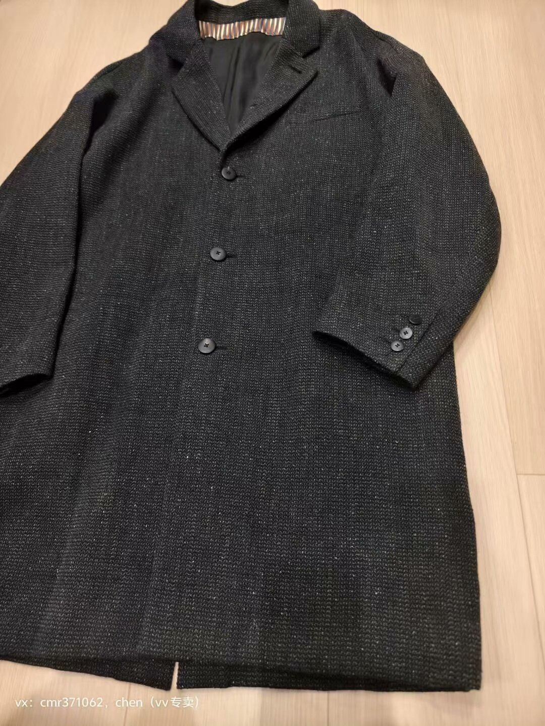 VISVIM 21AW HAMMONS COAT TWEED — detail