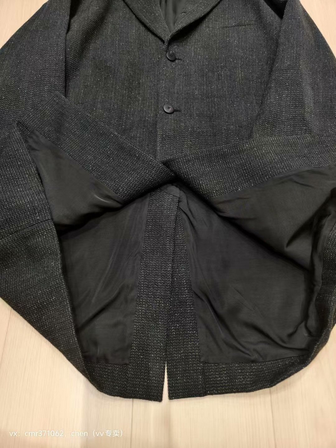VISVIM 21AW HAMMONS COAT TWEED — label