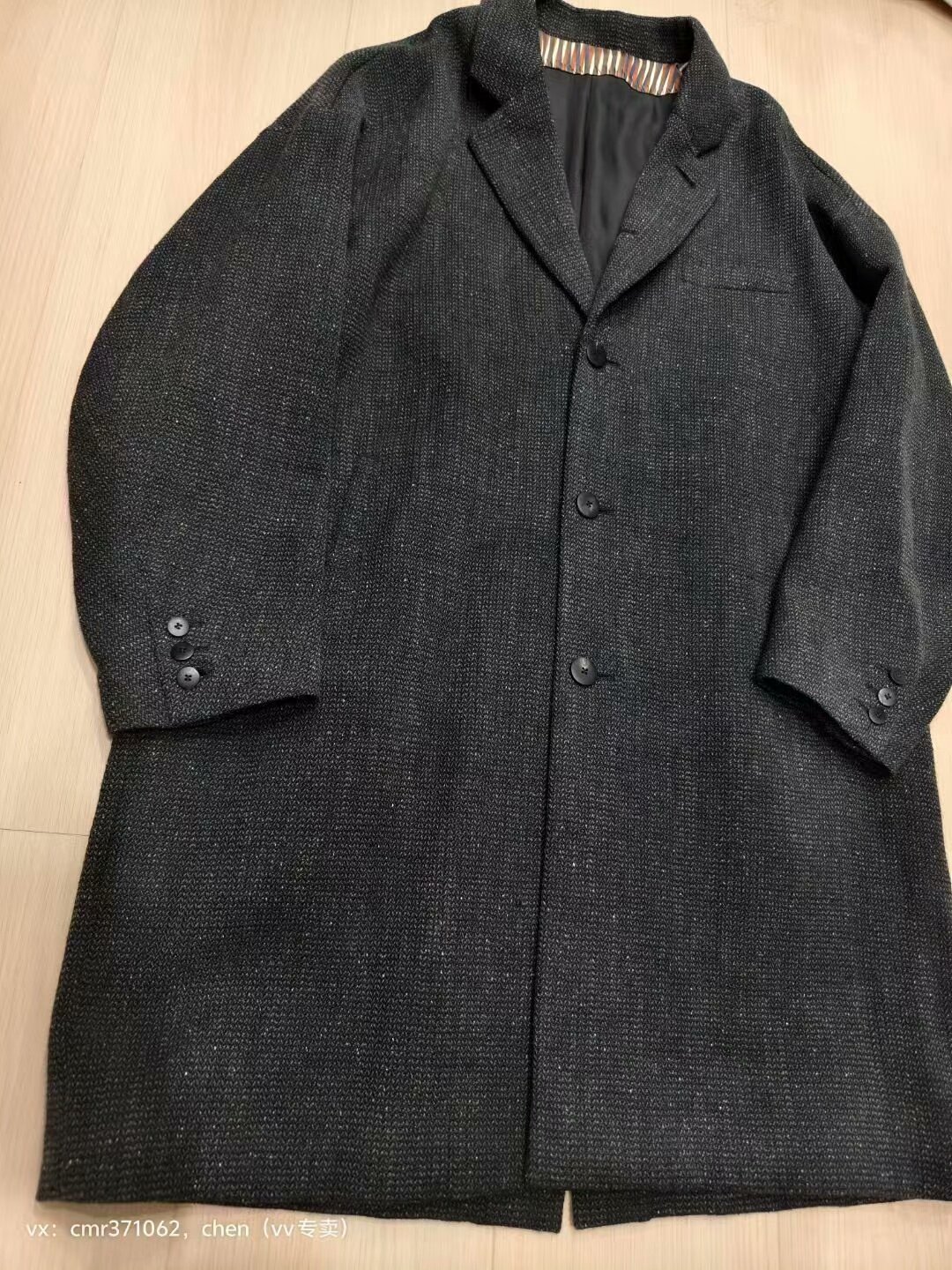 VISVIM 21AW HAMMONS COAT TWEED — front