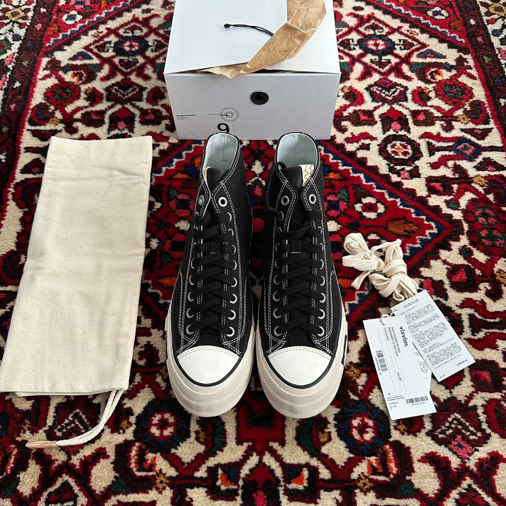 VISVIM 23AW SKAGWAY HI PATTEN Sneakers