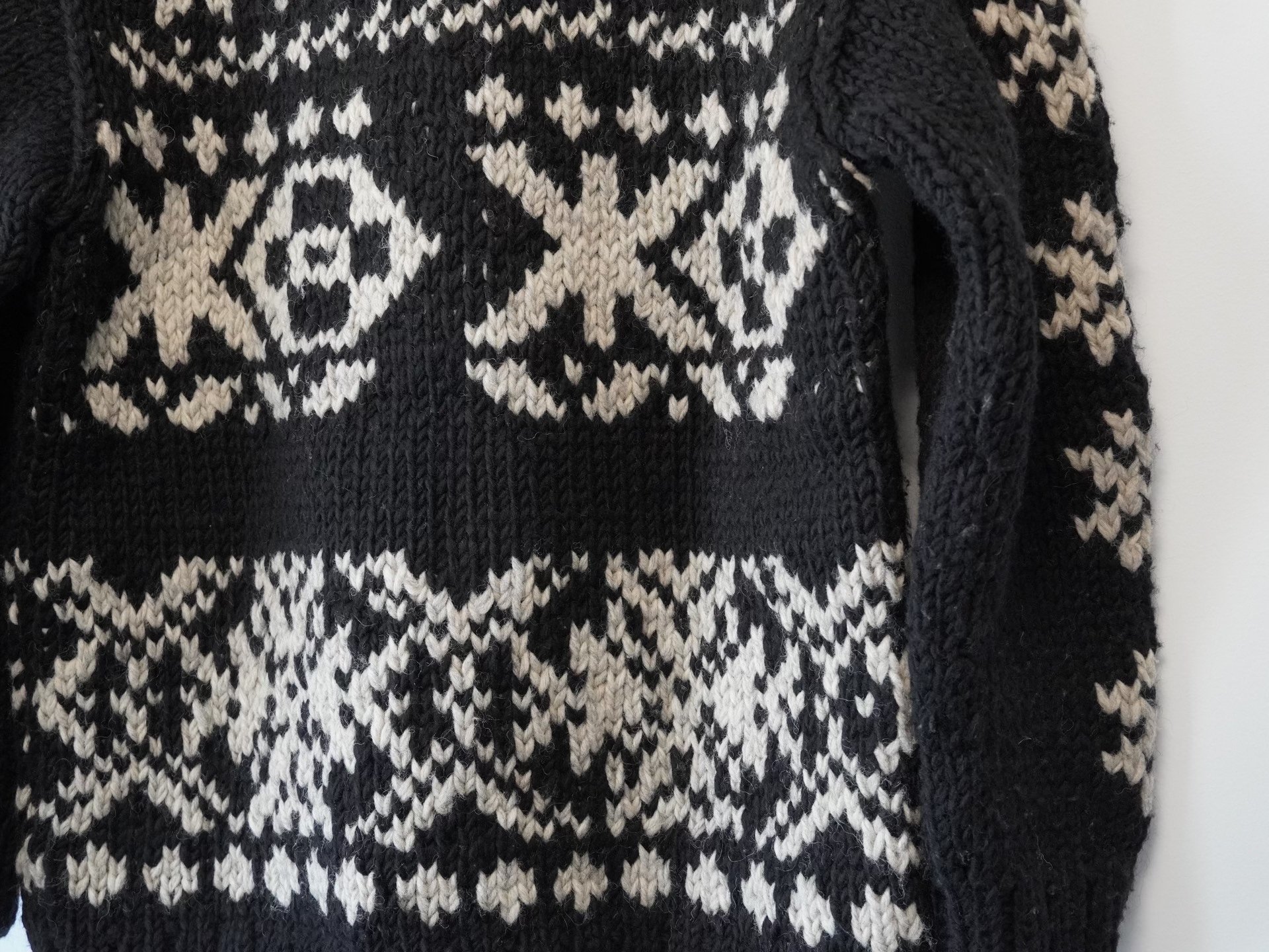 Yohji Yamamoto 11AW Runway Hand-Knit Sweater — back