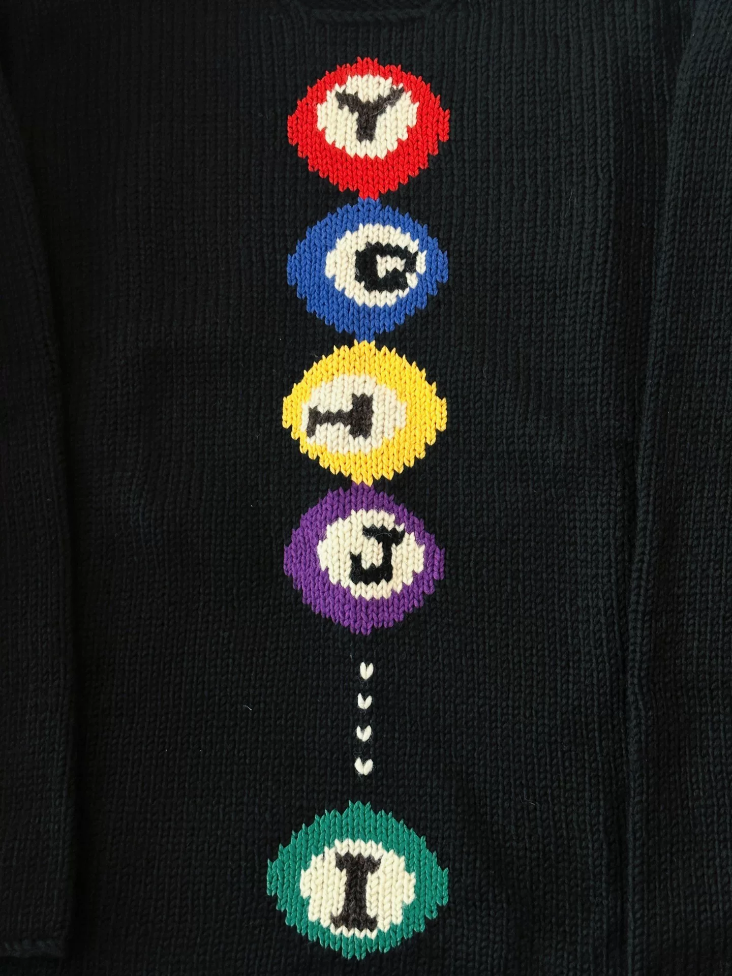 Yohji Yamamoto 97AW Billiard Knit — back