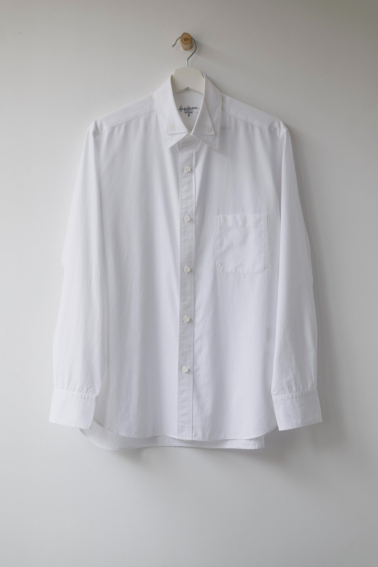 Yohji Yamamoto 14AW Asymmetric Collar Shirt
