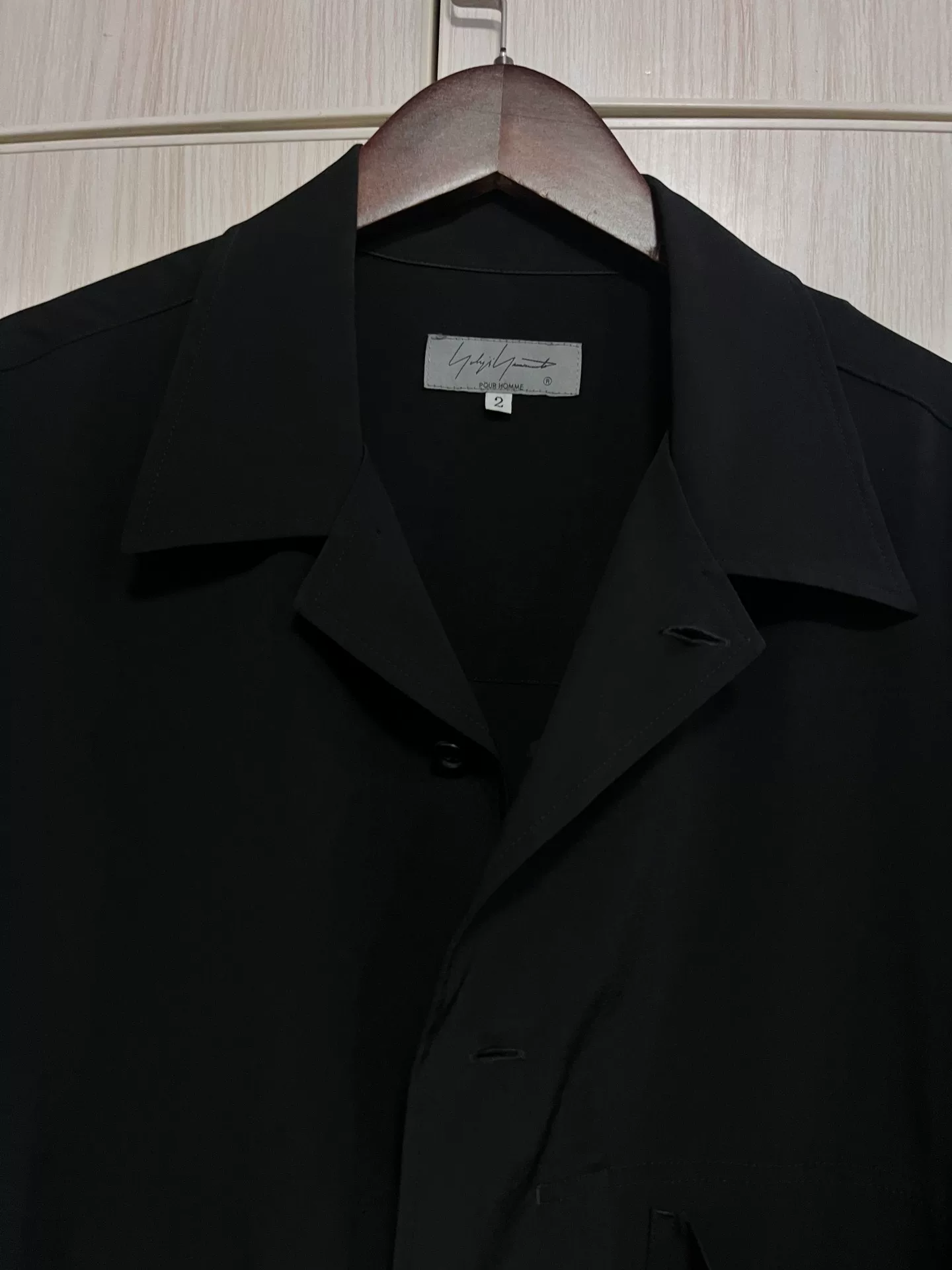 Yohji Yamamoto 23ss Triacetate Shirt — front