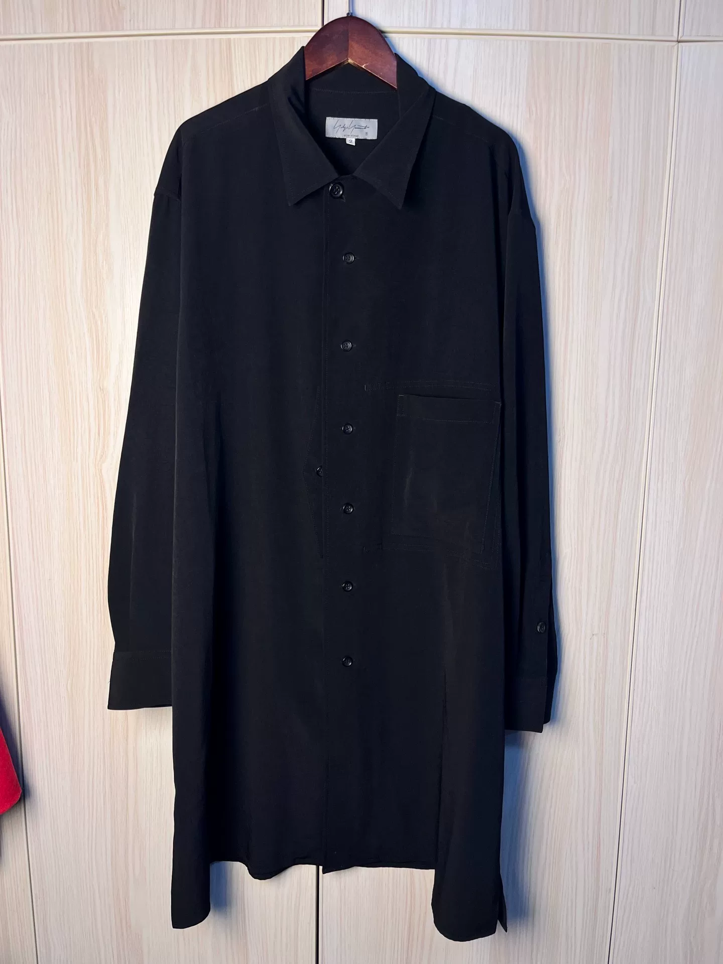 Yohji Yamamoto 23ss Triacetate Shirt — back