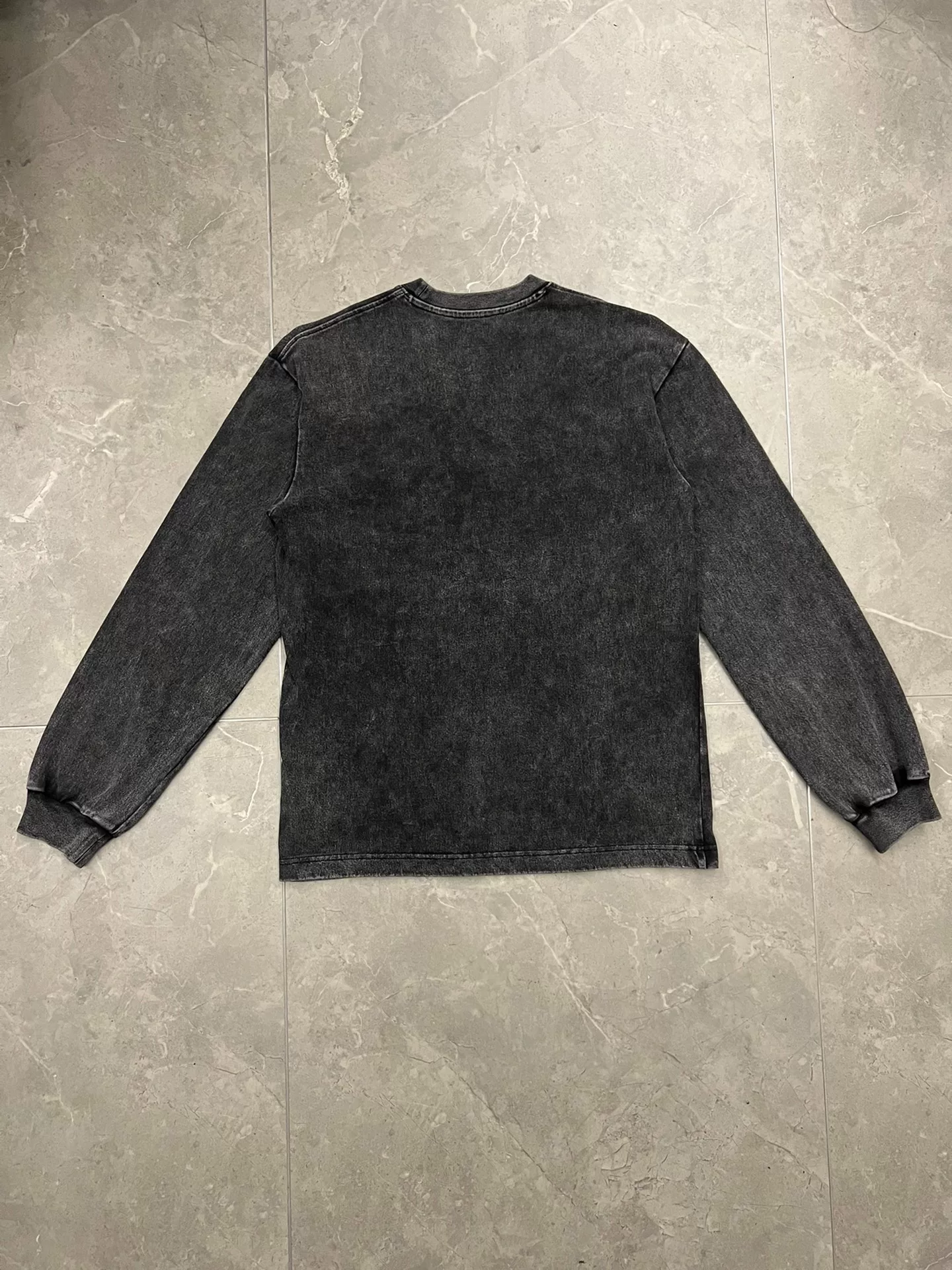 Madness 19FW Snow-Wash Embroidered Sweatshirt — front