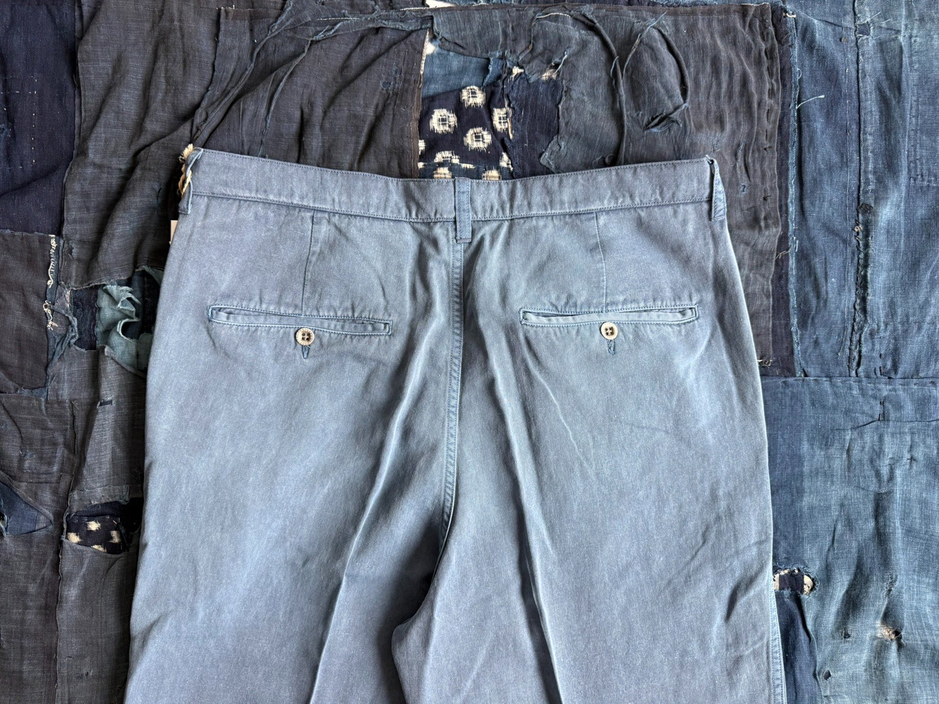 Visvim 25AW ICT Wide Slacks DMGD — label