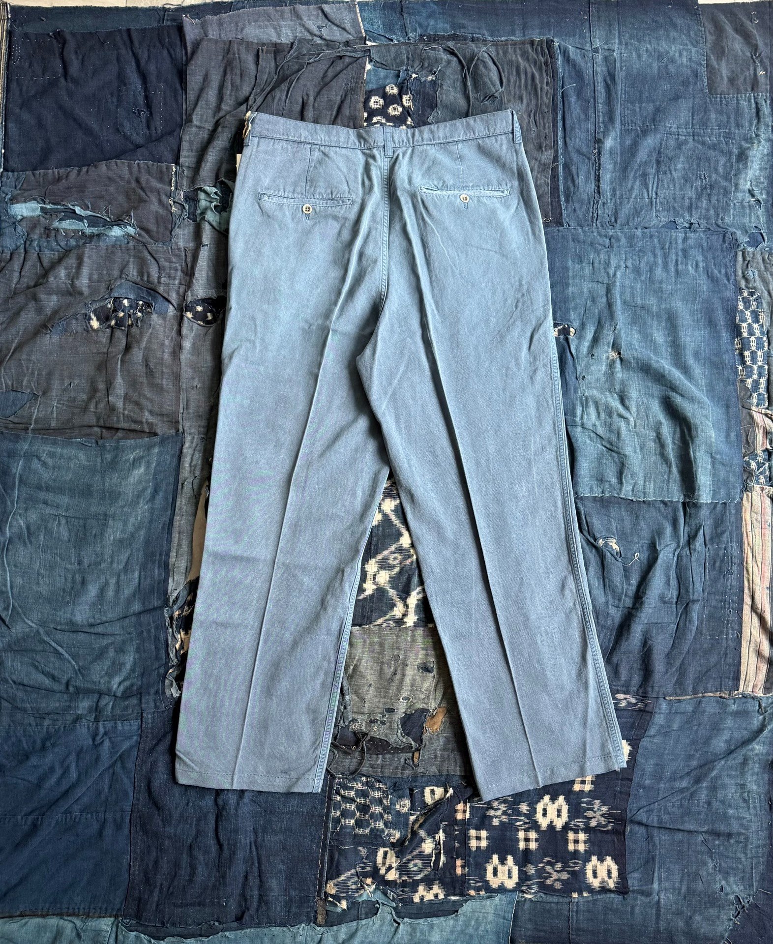 Visvim 25AW ICT Wide Slacks DMGD — front