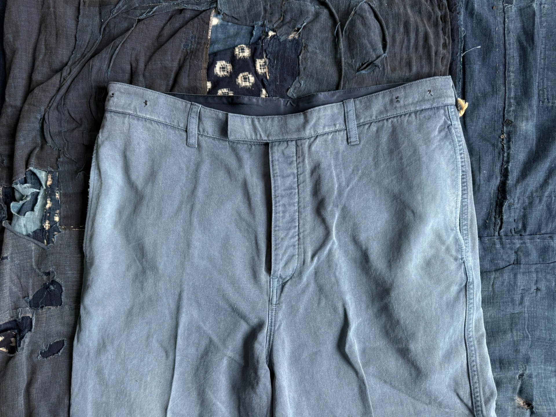 Visvim 25AW ICT Wide Slacks DMGD — back