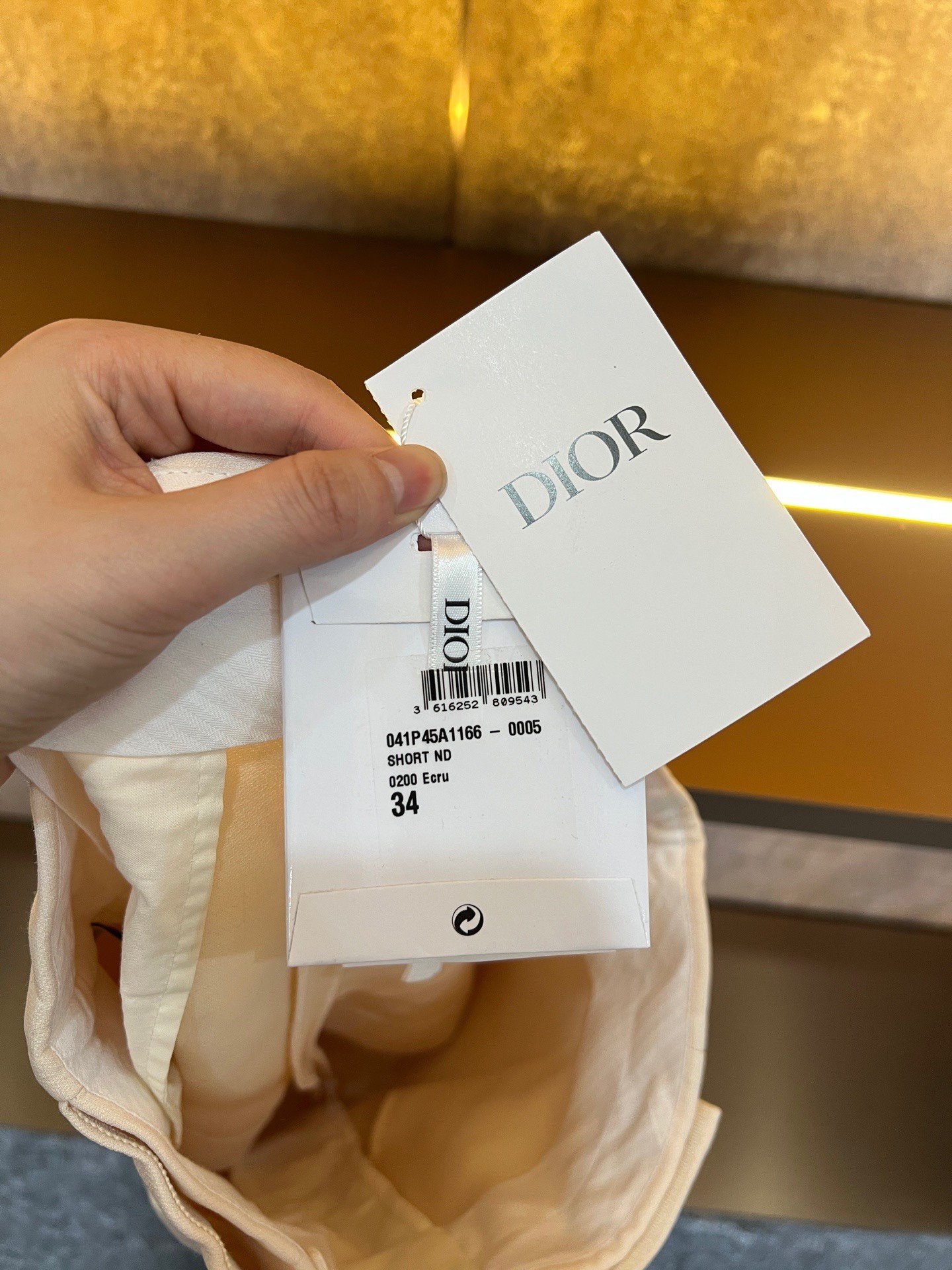 Dior White Women's Skirt — detail