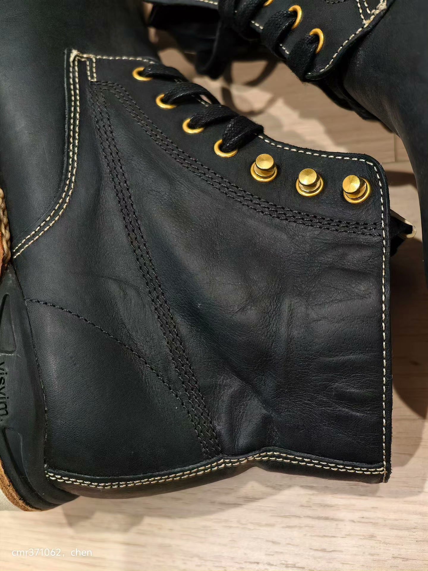 visvim 18aw Virgil Boots Folk — label