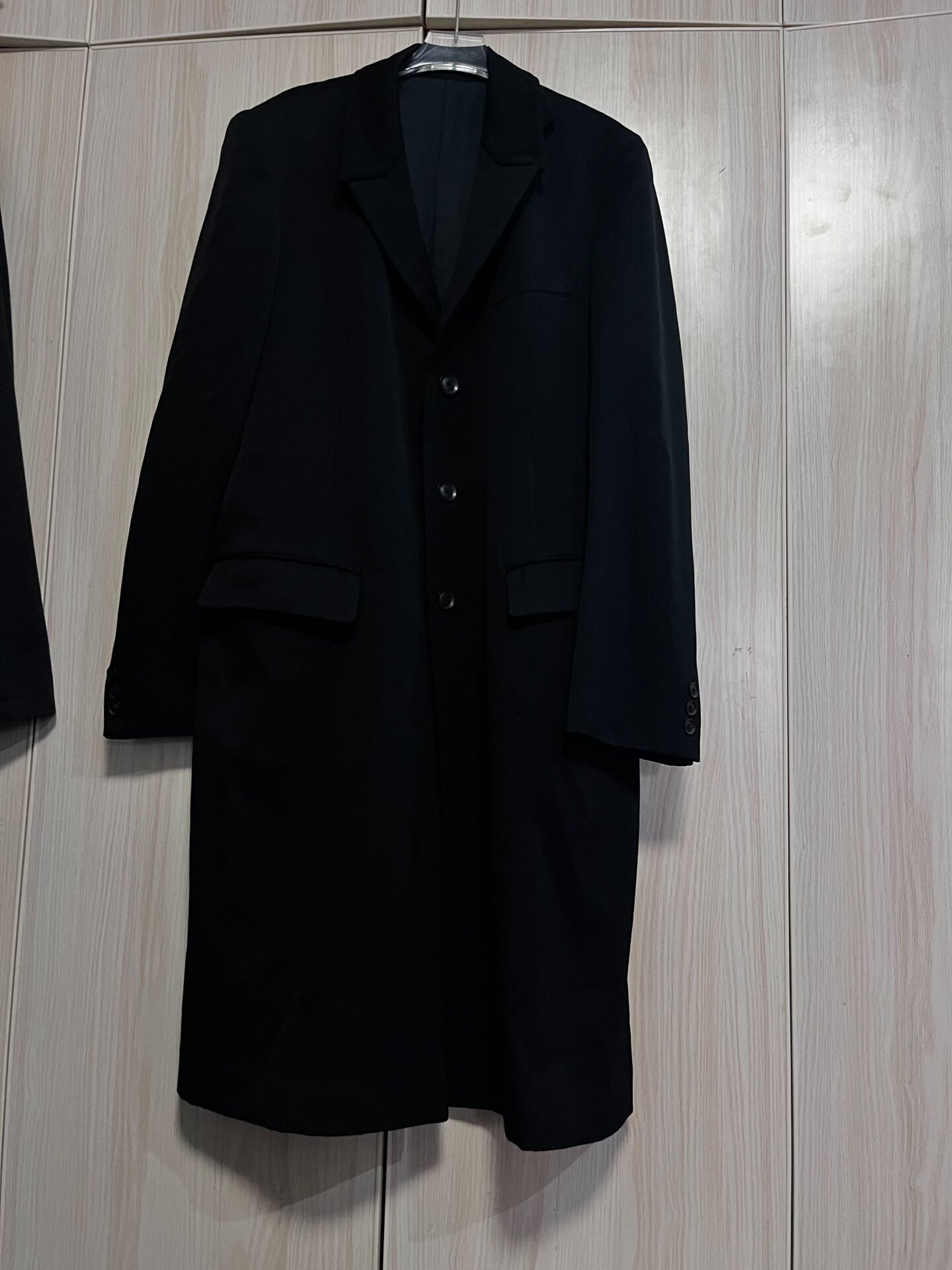 Yohji Yamamoto Long Black Coat
