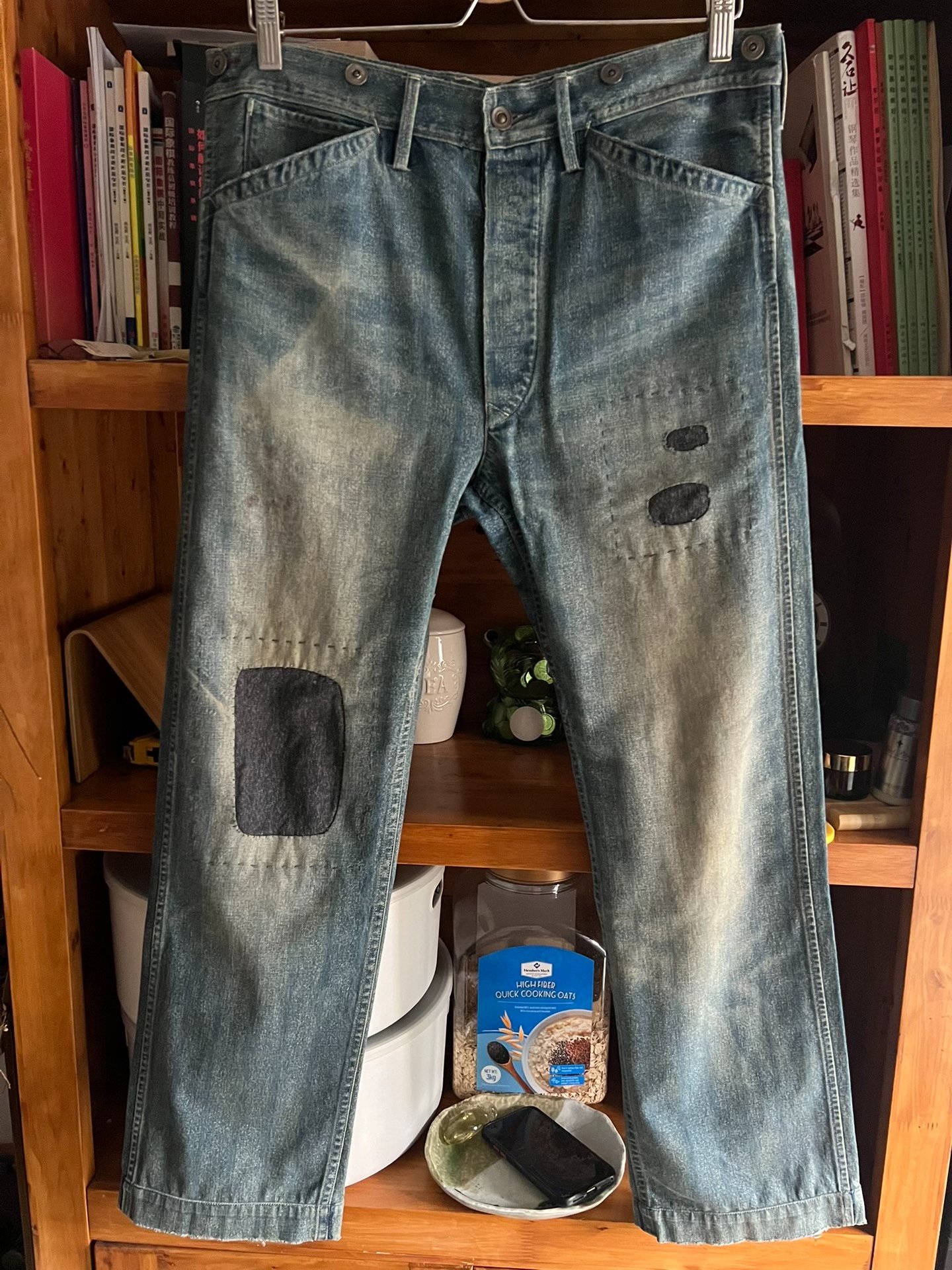 RRL Double RL Railway Worker Patch Work Pants