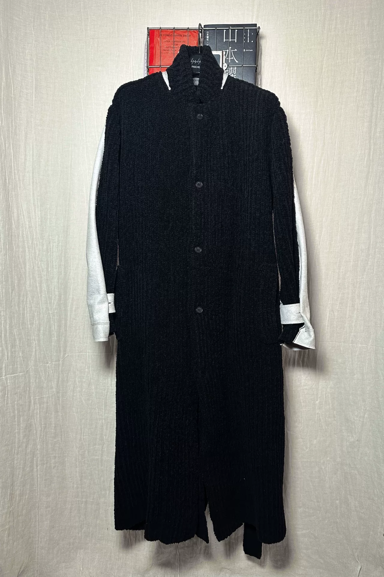 Yohji Yamamoto 18AW Oversize Belted Coat — back