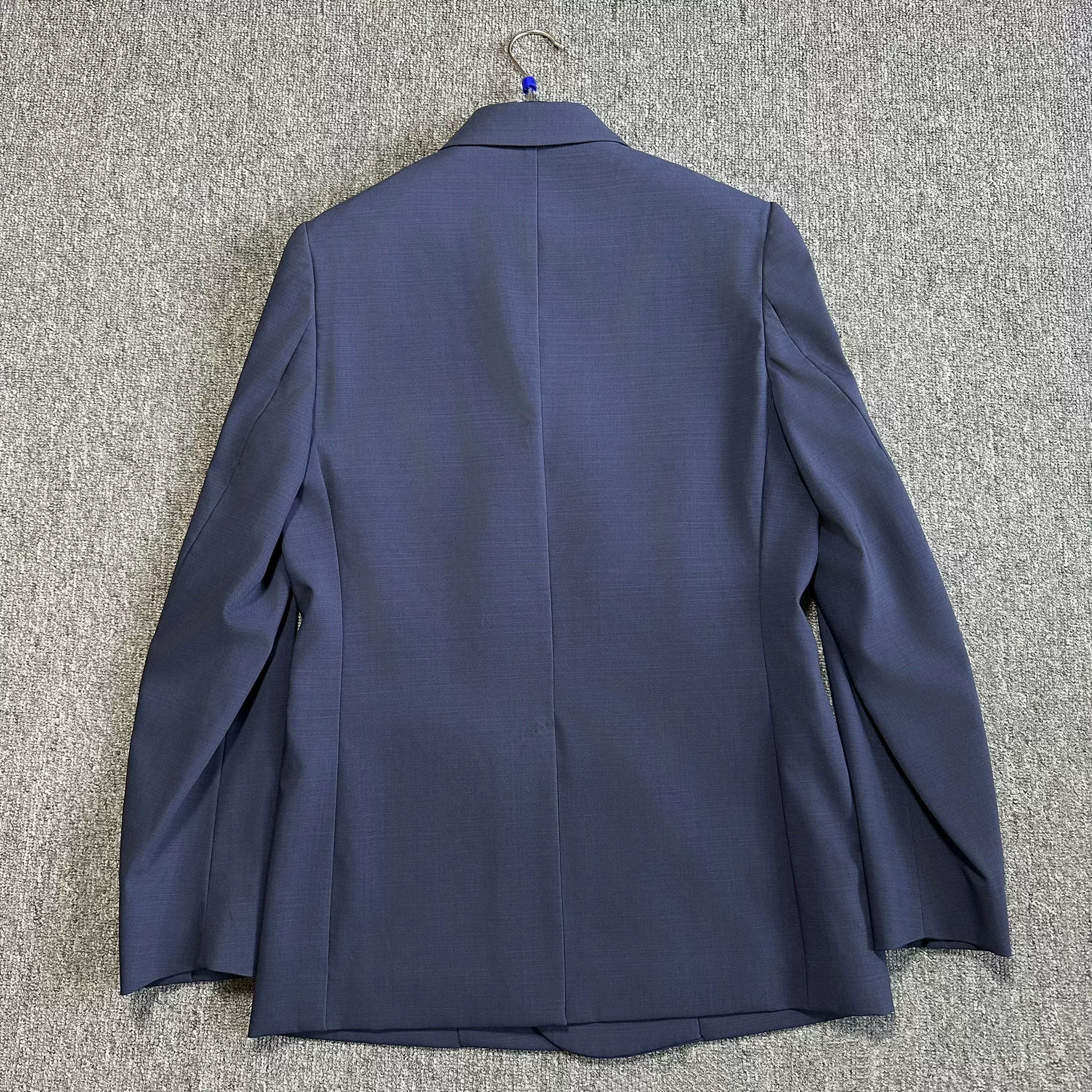 Dior Navy Double-Breasted Suit — back