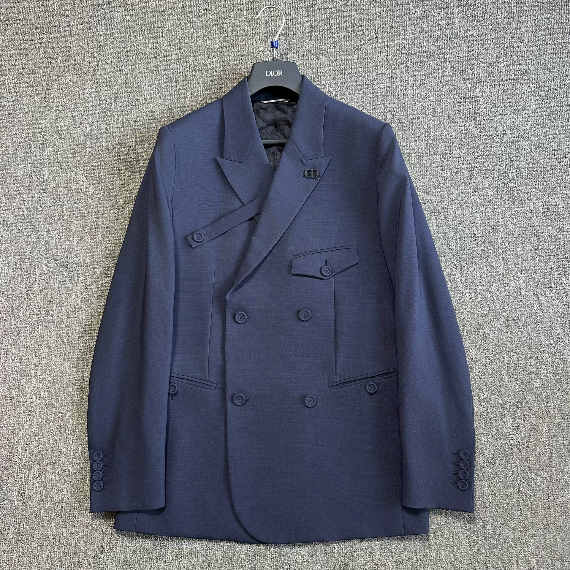 Dior Navy Double-Breasted Suit