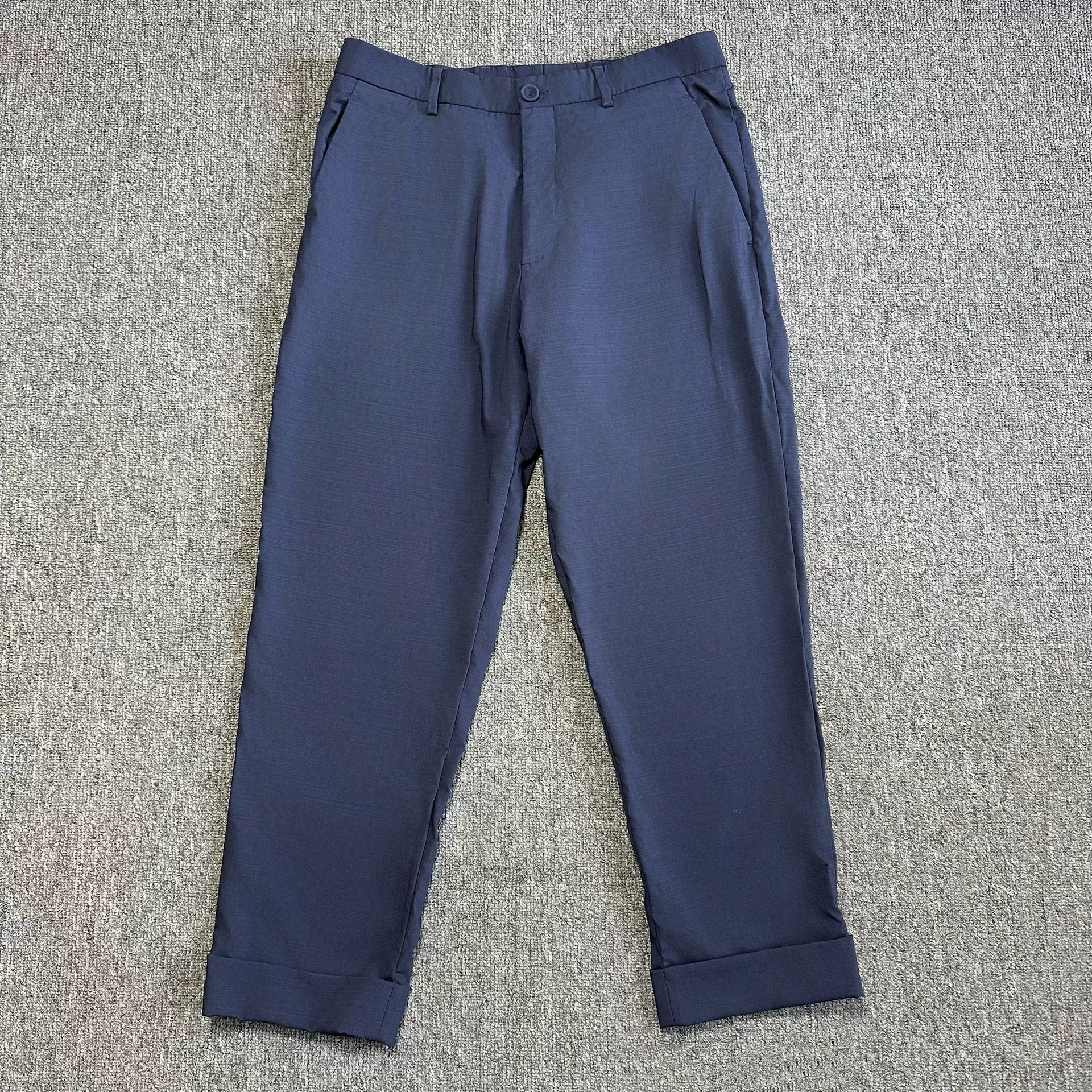 Dior Navy Double-Breasted Suit — label