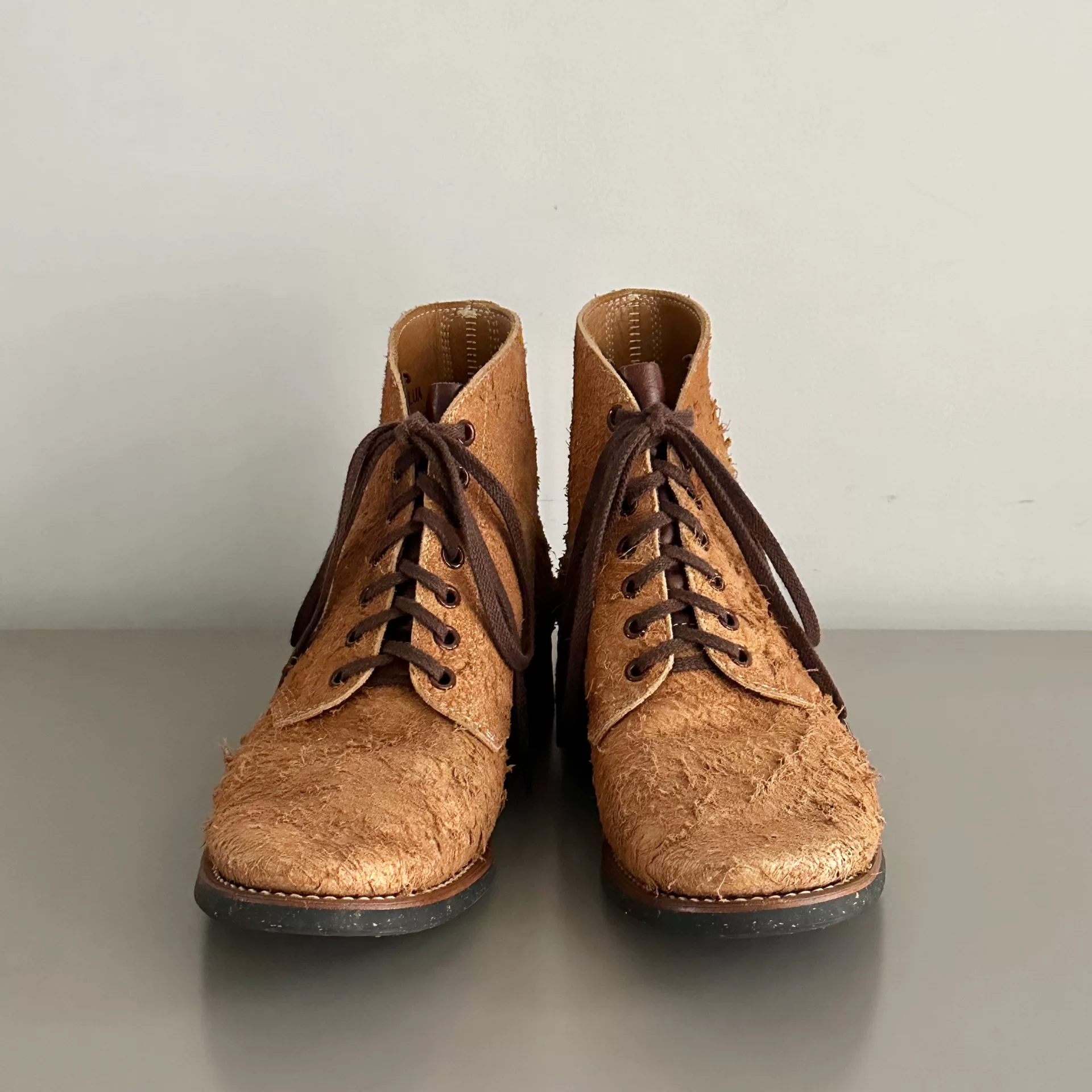 Lua x Skoob M-43 Suede Escape Boots — detail