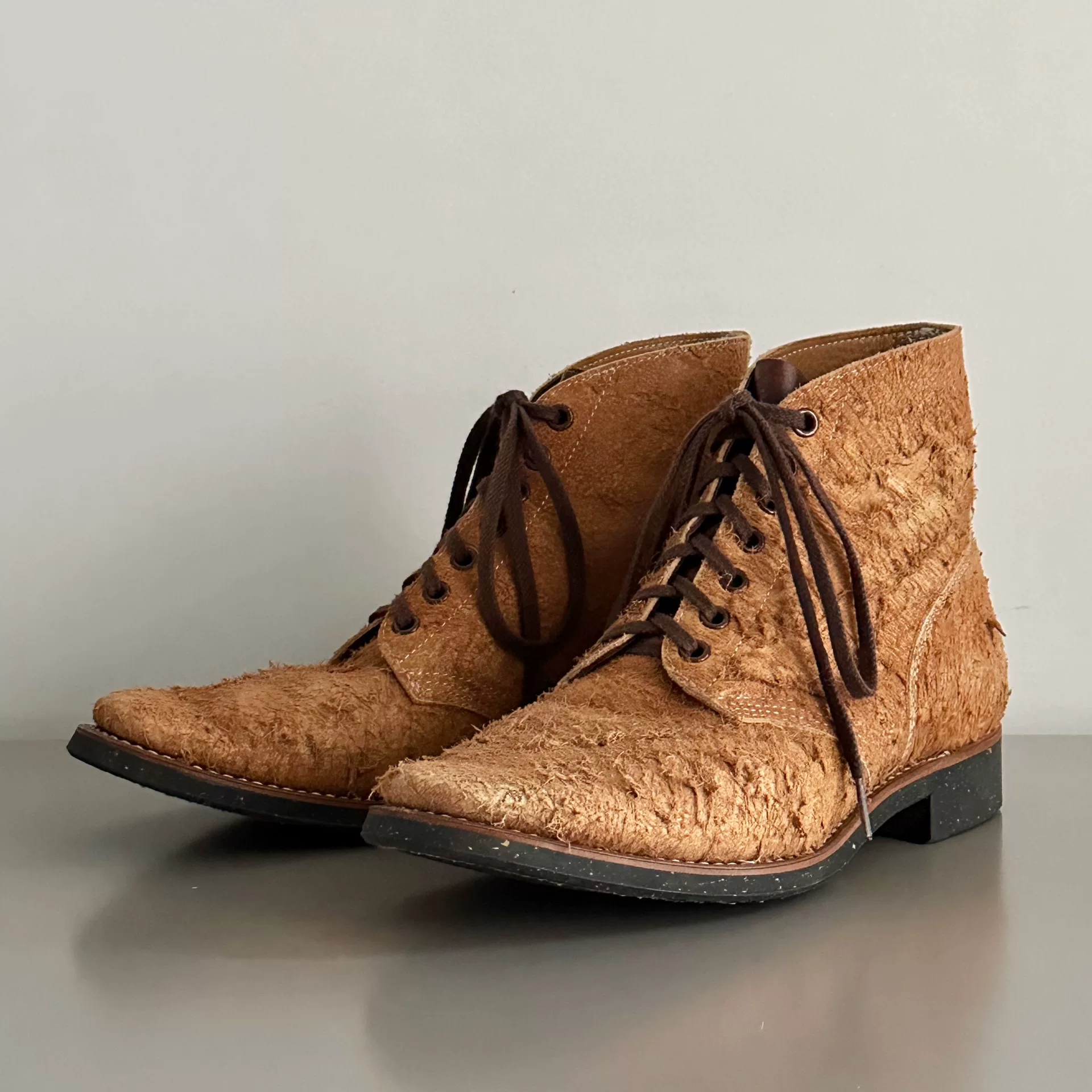 Lua x Skoob M-43 Suede Escape Boots — back