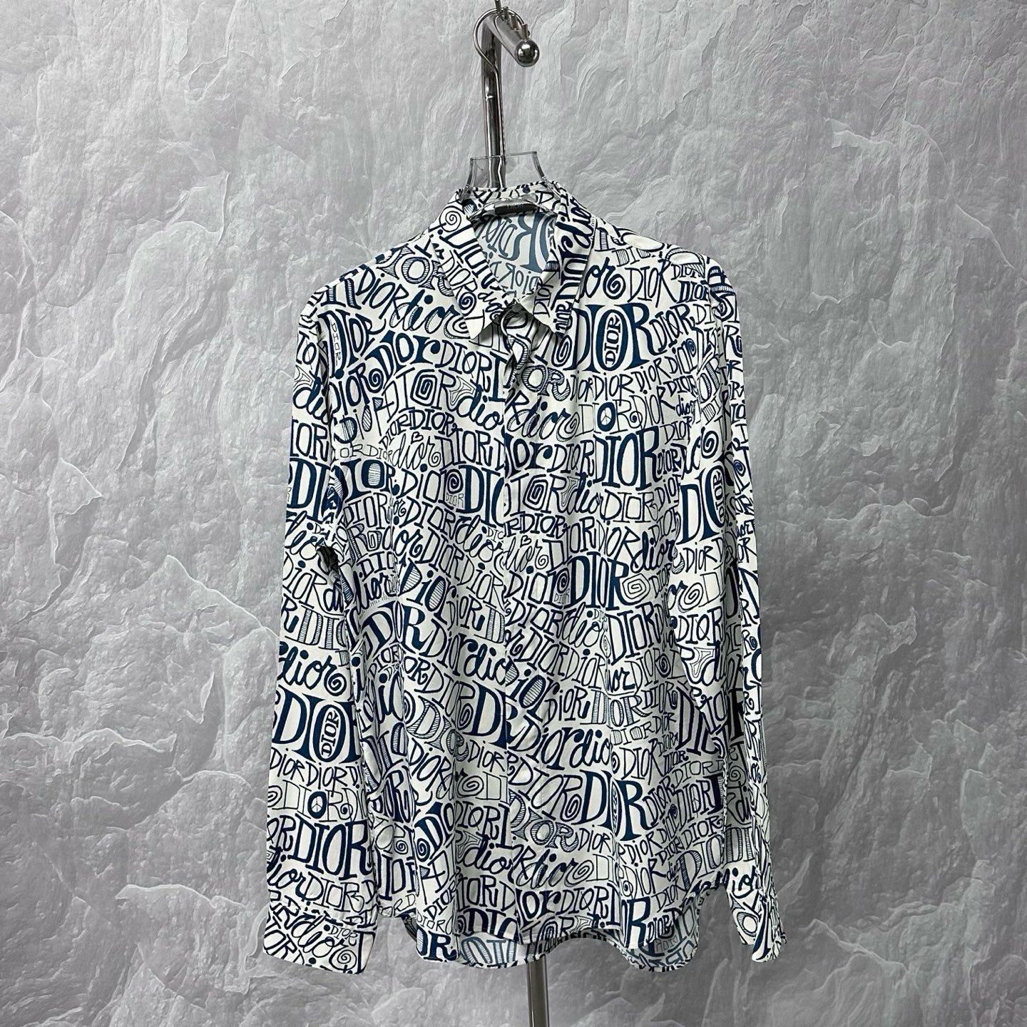 Dior x Shawn Logo All-Over Print Shirt — front