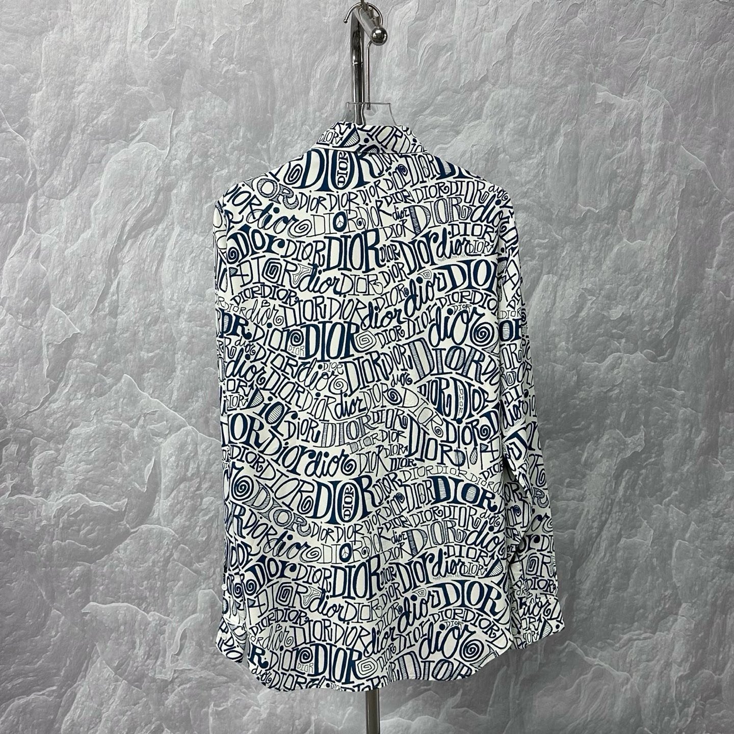 Dior x Shawn Logo All-Over Print Shirt — back