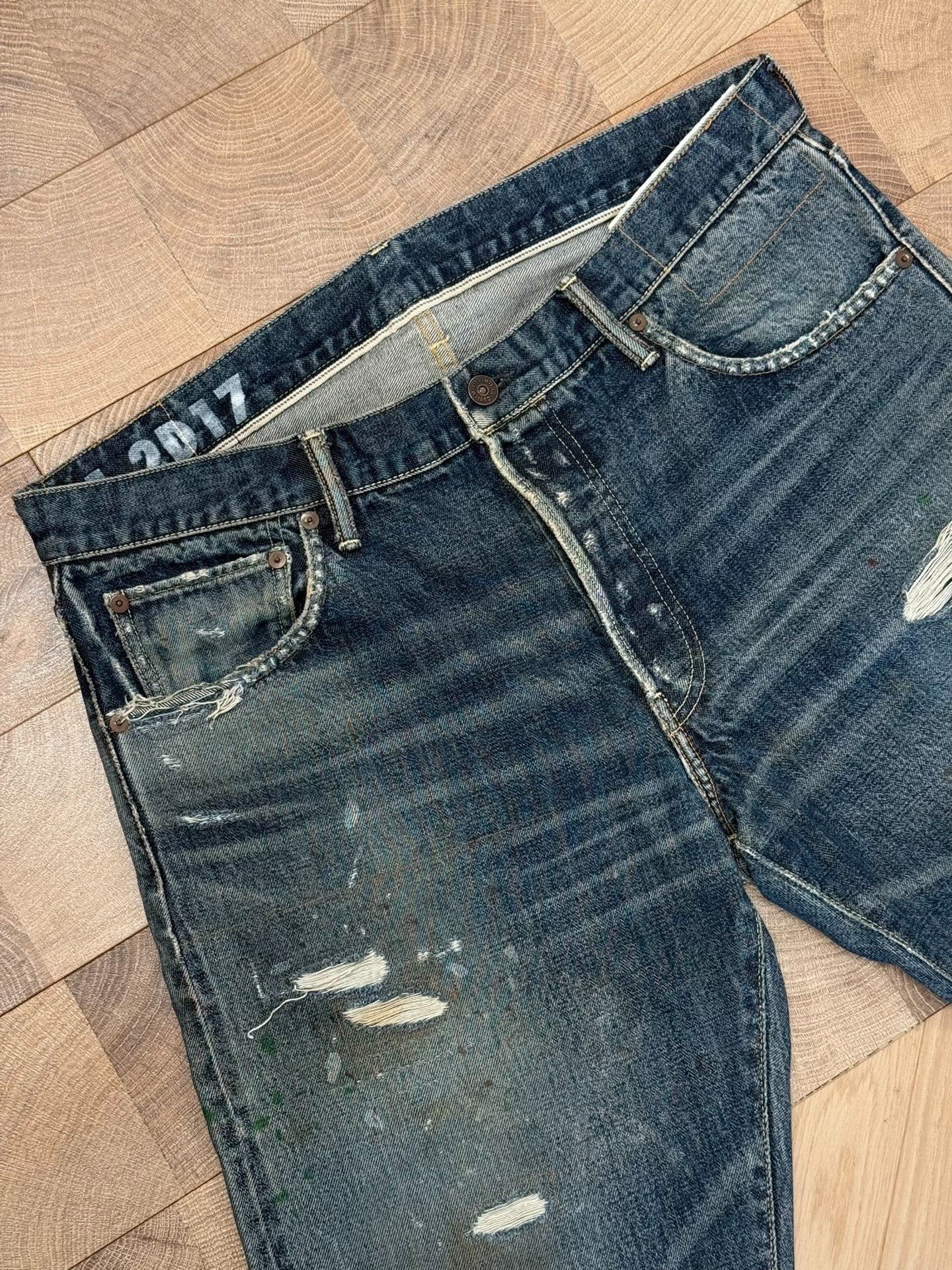 Visvim 20AW 01.2D17 Selvedge Jeans — front