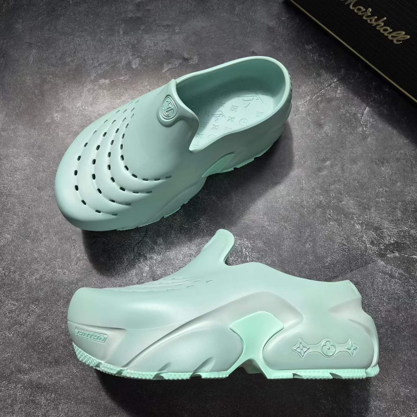 Louis Vuitton LV Shark Slippers — back