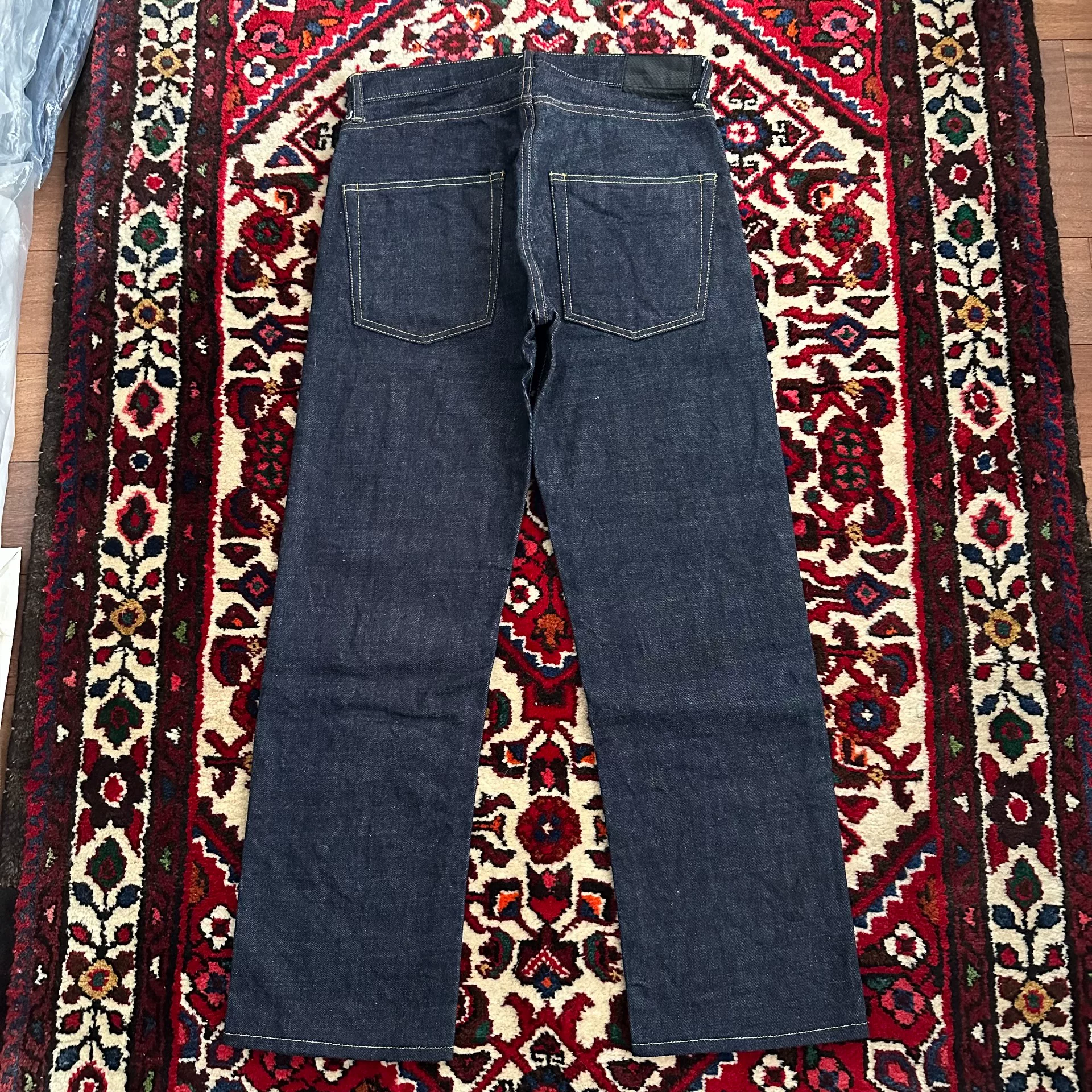 visvim FLUXUS Raw Denim Jeans W33 L32 — front