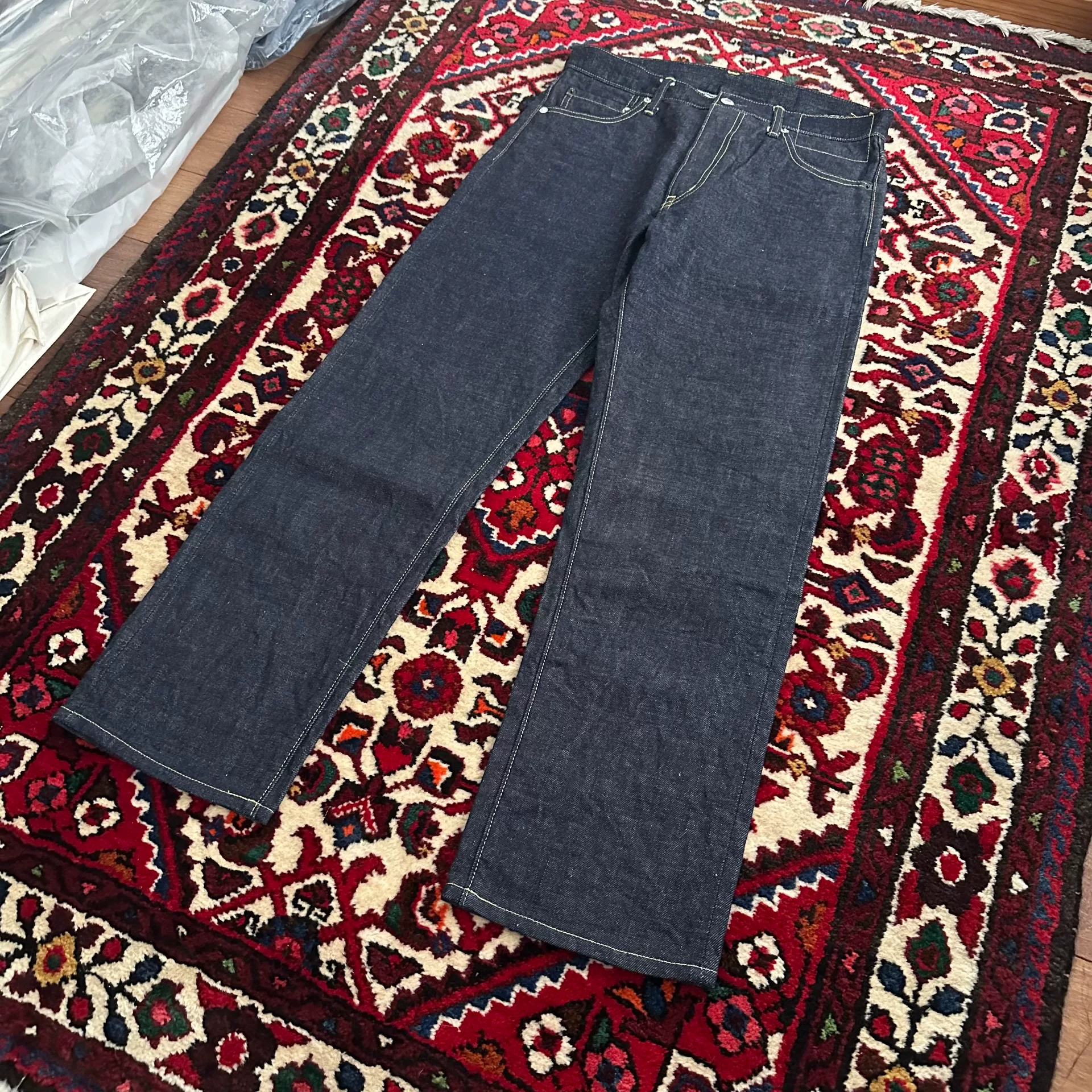 visvim FLUXUS Raw Denim Jeans W33 L32 — back
