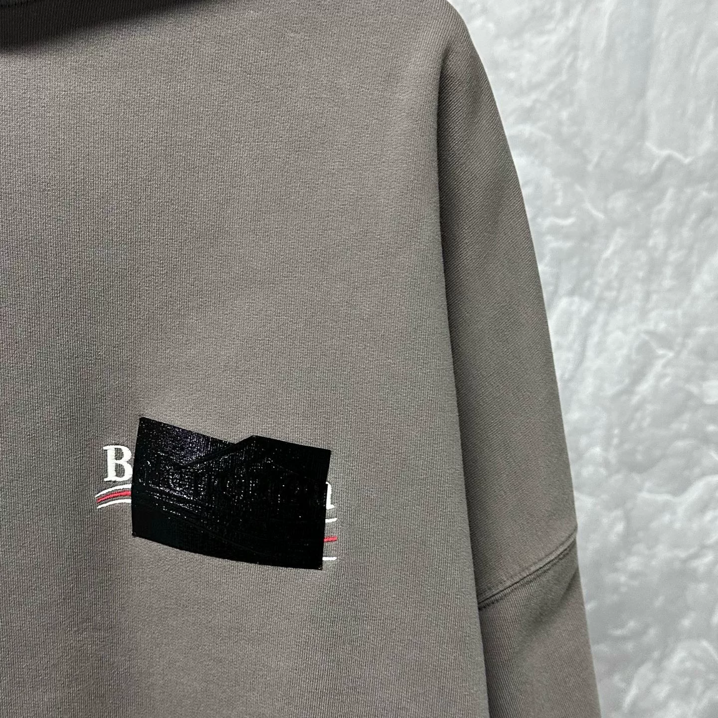 Balenciaga Coke Embroidery Hoodie — detail