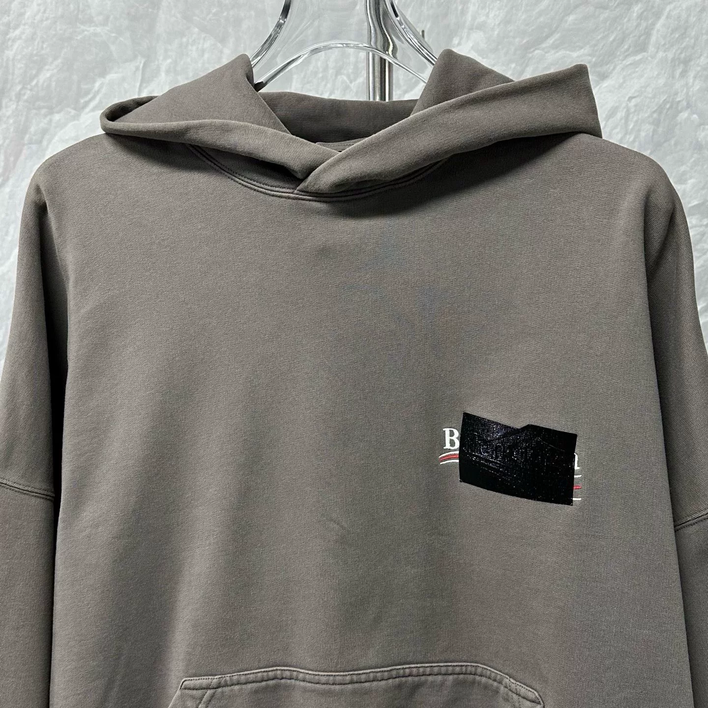 Balenciaga Coke Embroidery Hoodie — front
