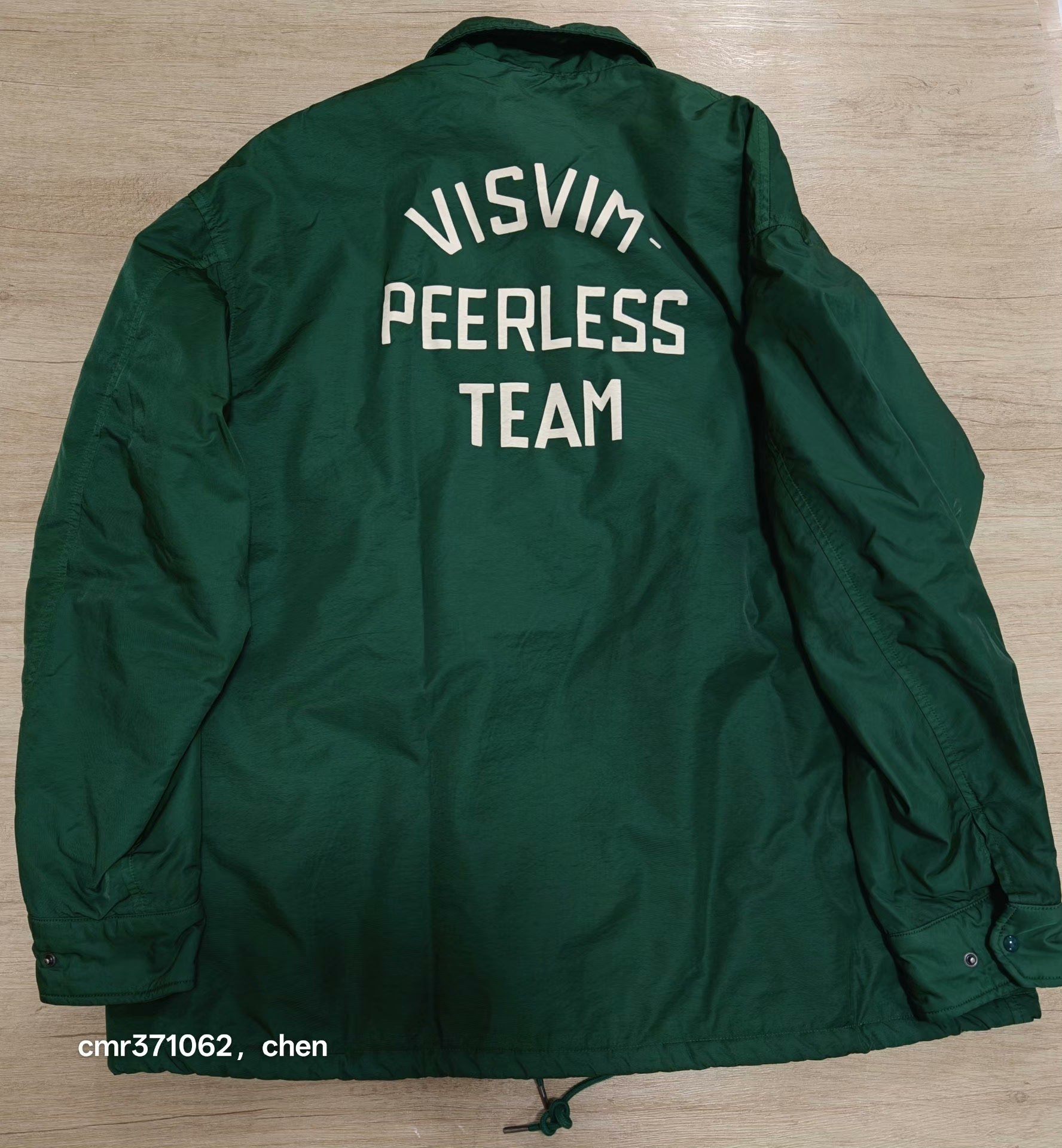 VISVIM 23SS COACH JKT — label