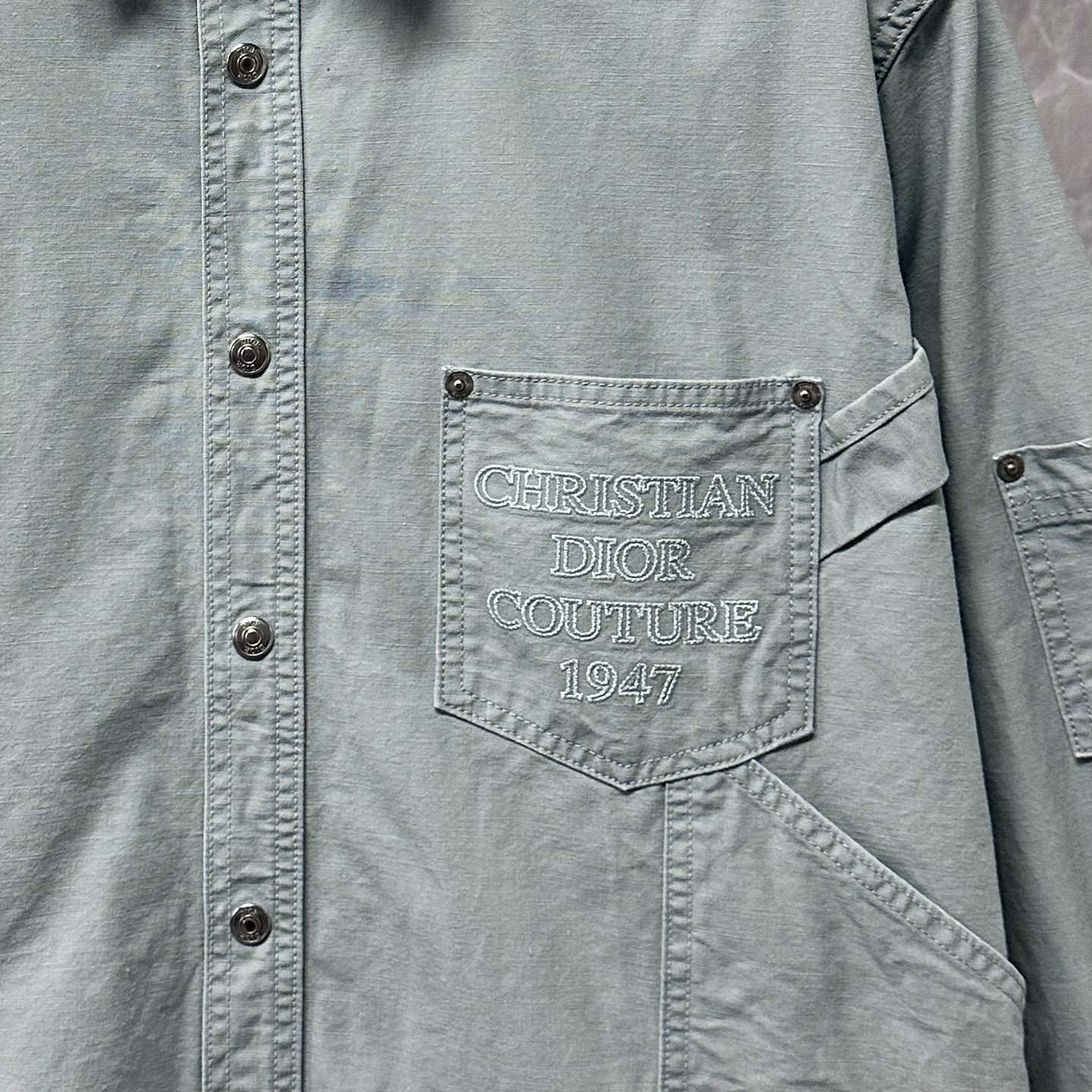 Dior SS24 Christian Dior Couture Denim Jacket — detail