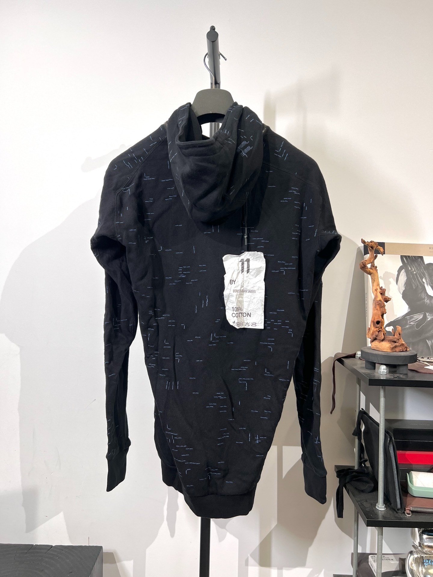 Boris Bidjan Saberi 11by bbs H1F Embroidery Hoodie — front