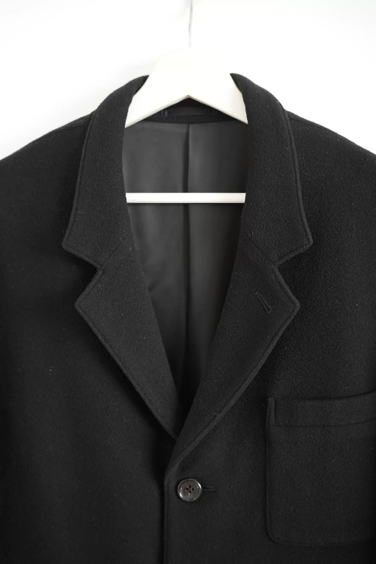Yohji Yamamoto 90s Knit Sleeve Blazer — detail
