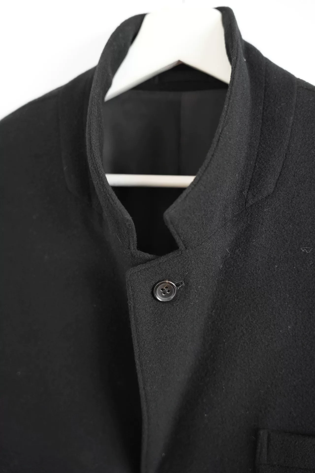 Yohji Yamamoto 90s Knit Sleeve Blazer — back
