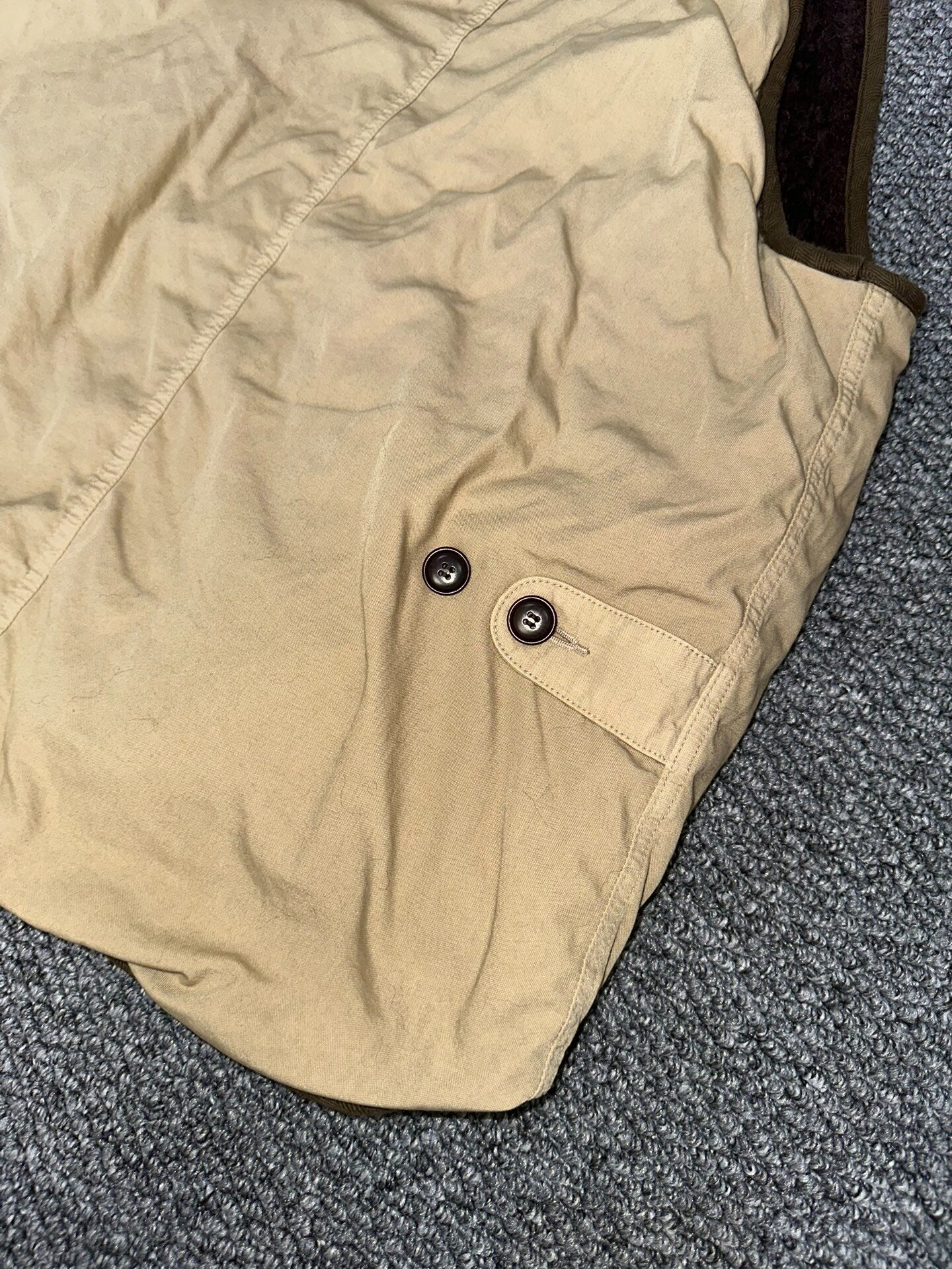 visvim military-style double-sided vest — back