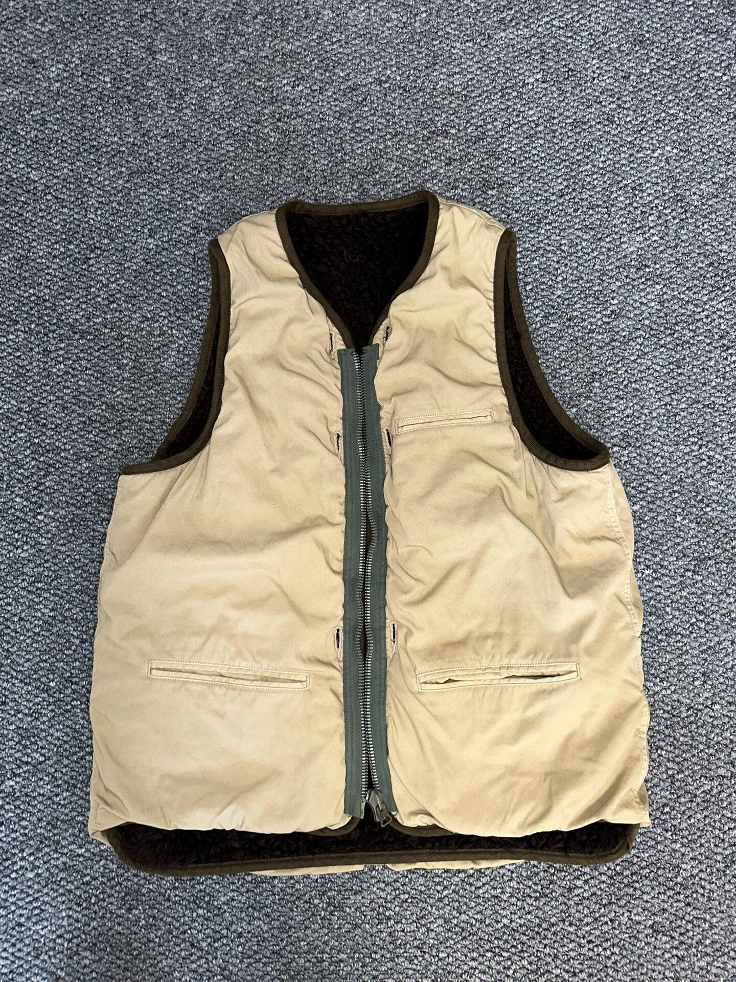visvim military-style double-sided vest
