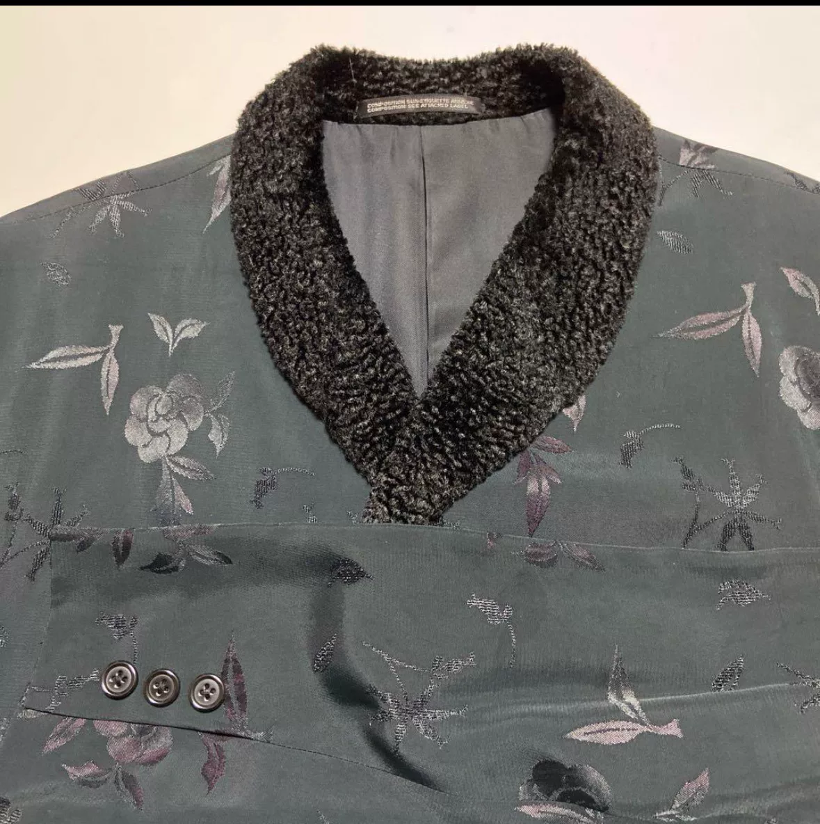 Yohji Yamamoto 97AW Floral Embroidery Jacket — back