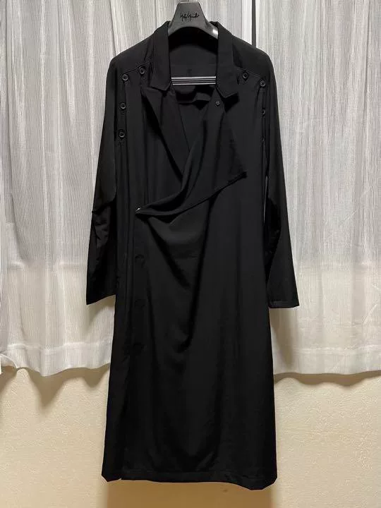 Yohji Yamamoto 2021SS Deconstructed Coat — front