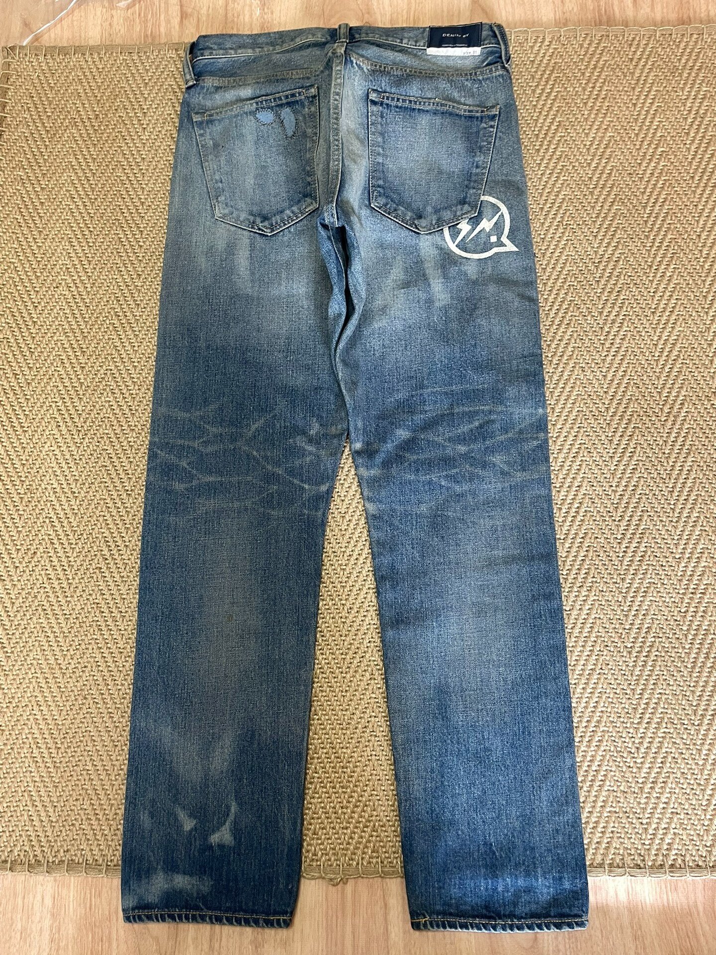 Vanquish Fragment Denim Distressed Jeans — front