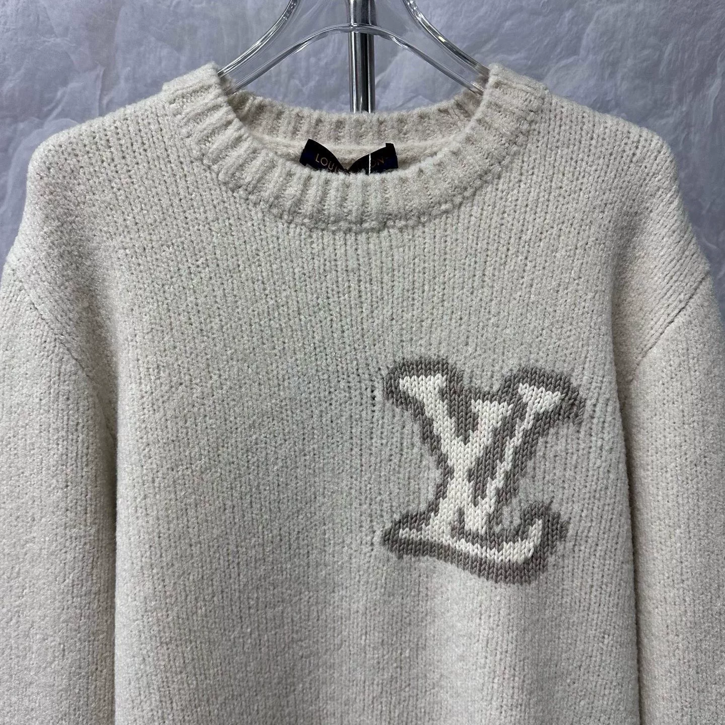 Louis Vuitton Logo Teddy Sweater 2XL — front