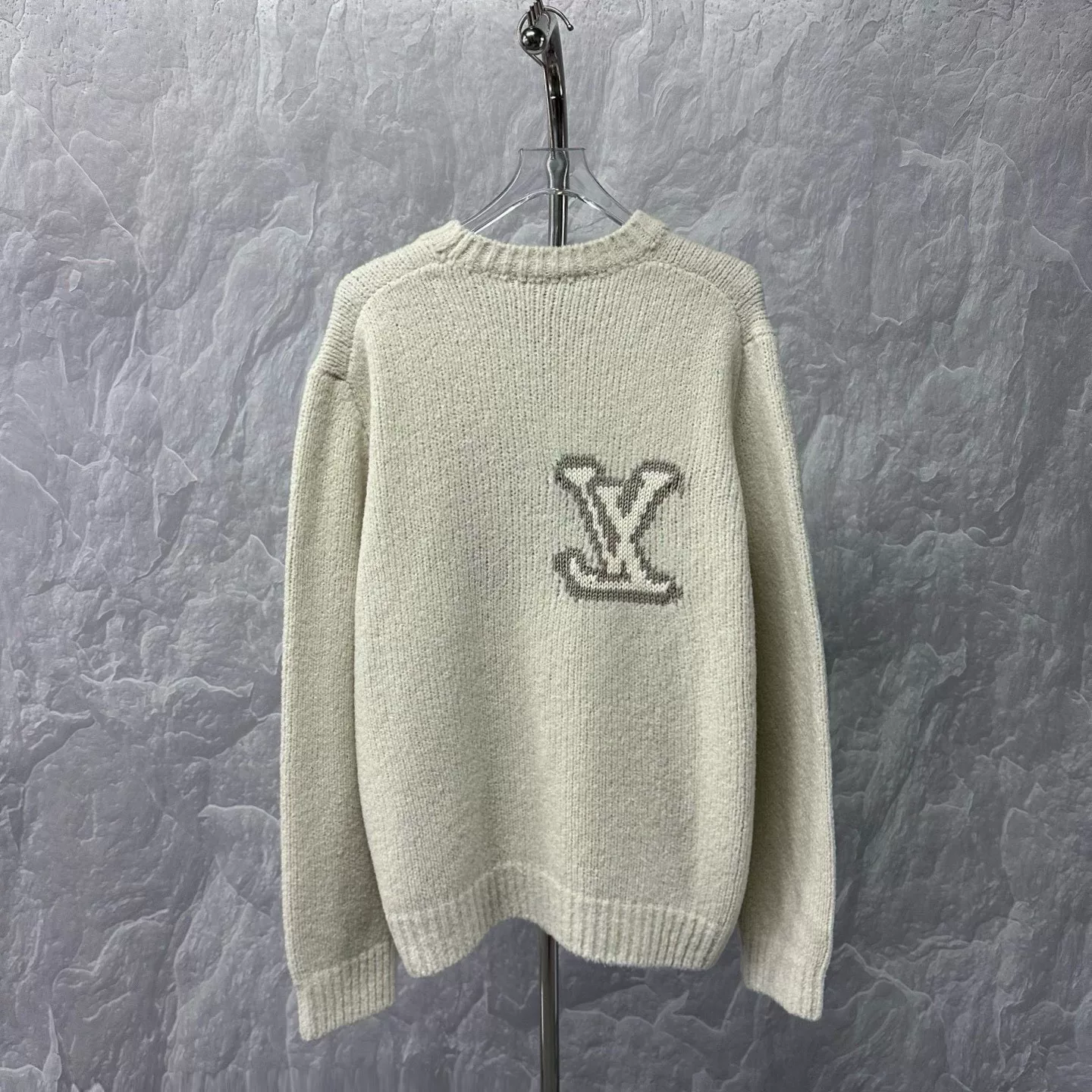 Louis Vuitton Logo Teddy Sweater 2XL — back