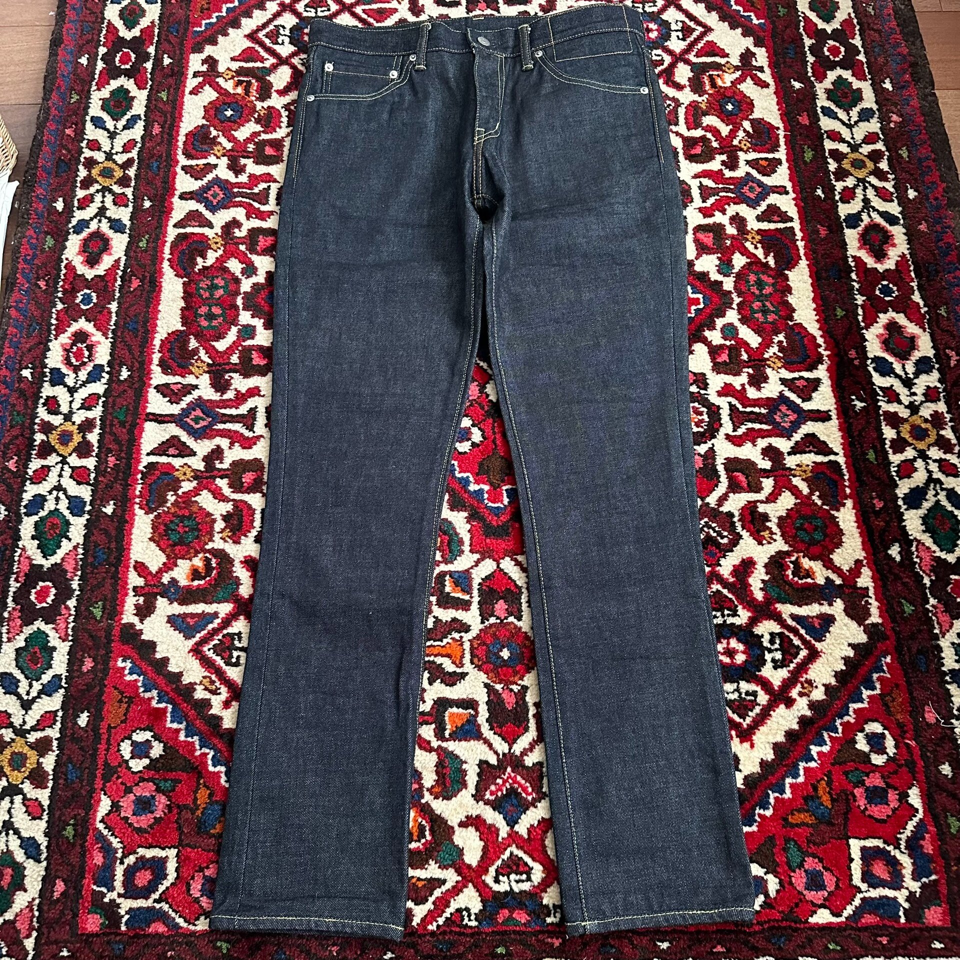 visvim 04R Black Raw Denim Jeans W32L30