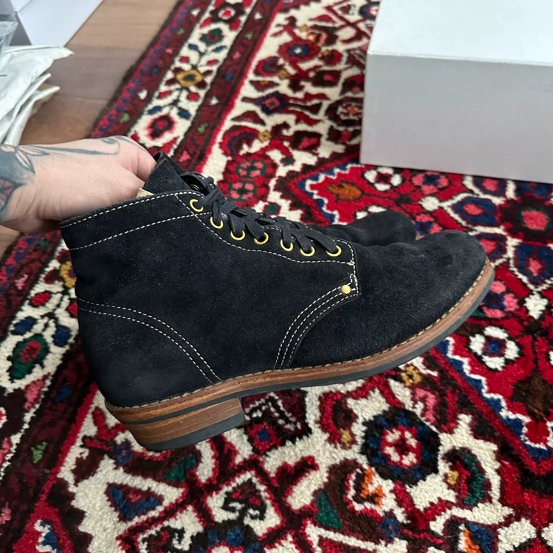 visvim 20AW Brigadier Boots — label