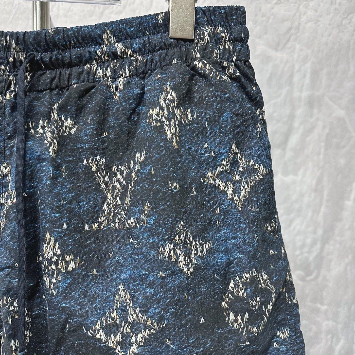 Louis Vuitton FW25 Sailing Monogram Shorts — detail