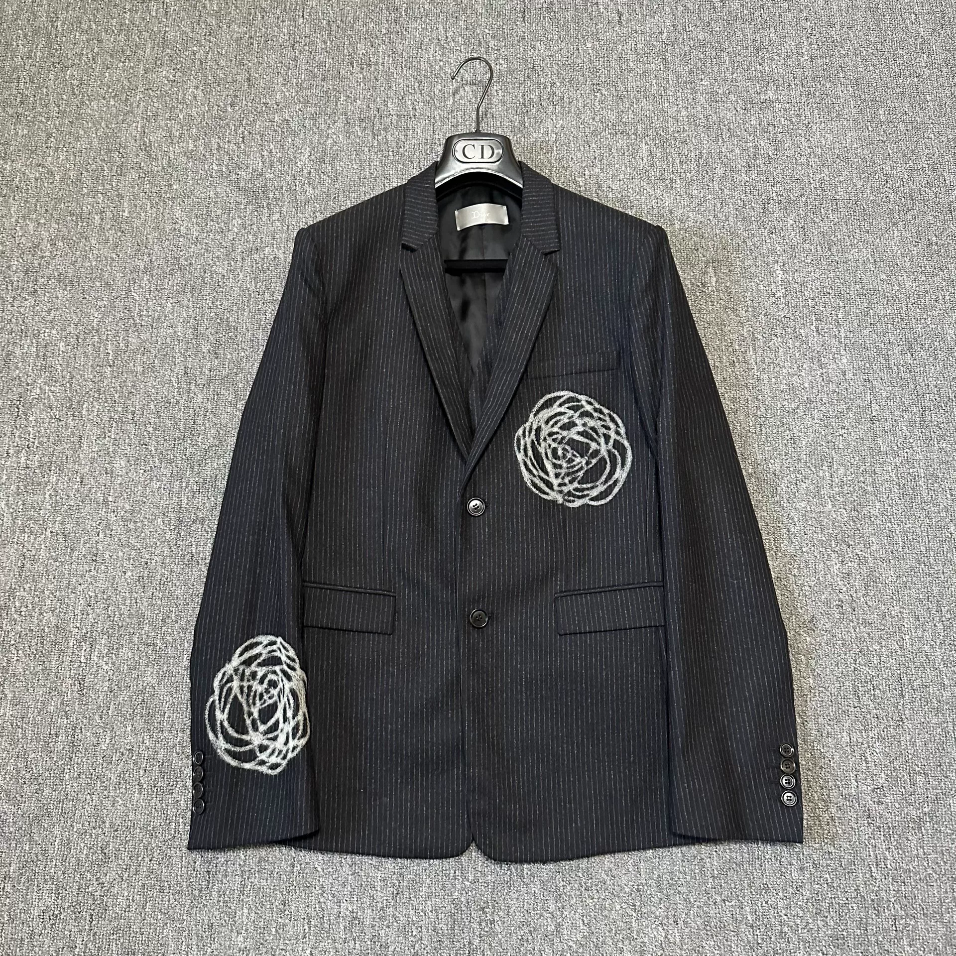 Dior Homme 14FW Pinstripe Suit — front
