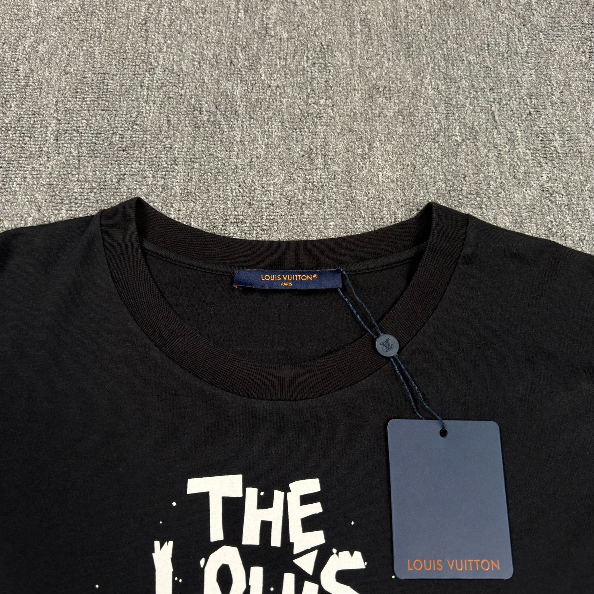 Louis Vuitton Concert Print Black T-Shirt — front